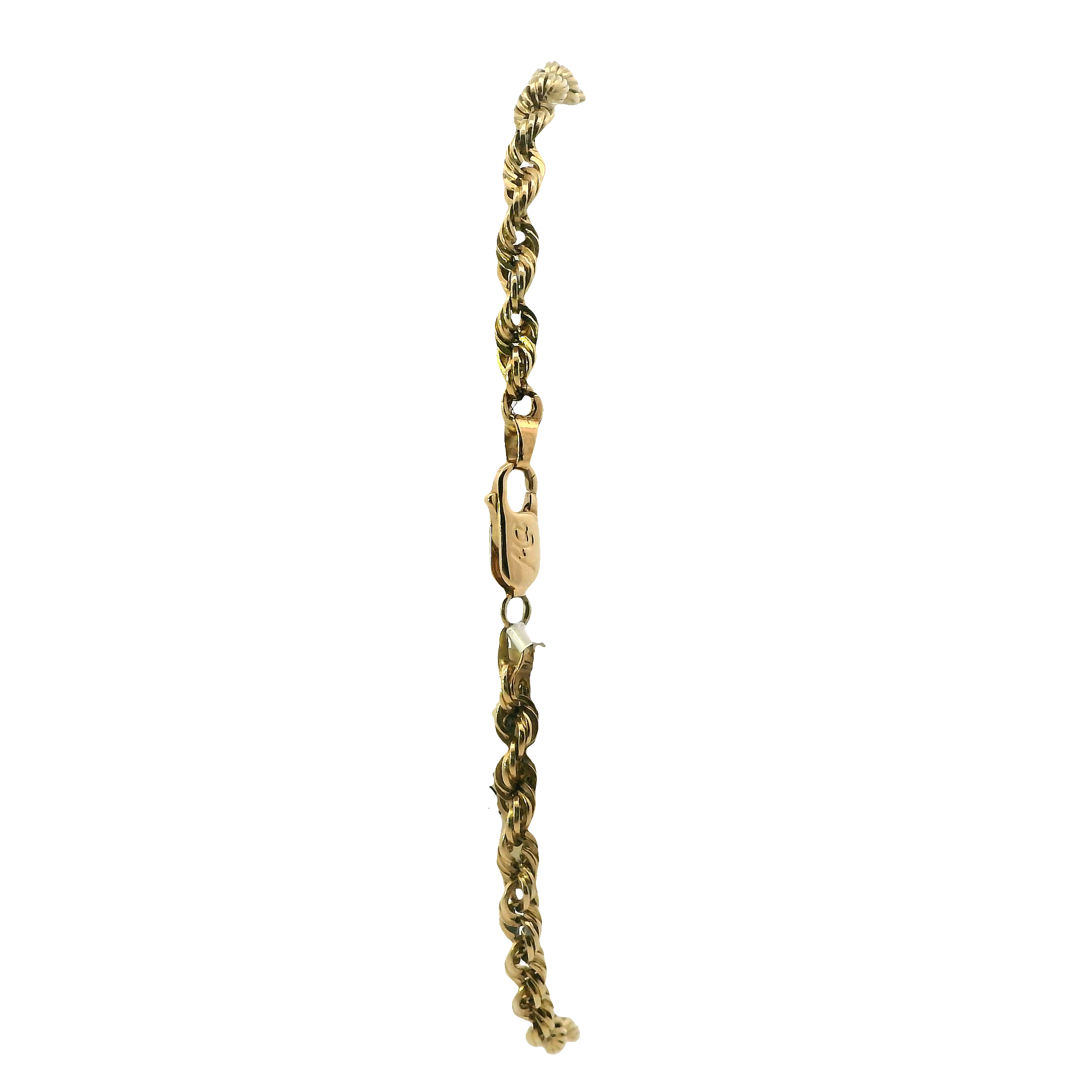 14K Yellow Gold Rope Bracelet