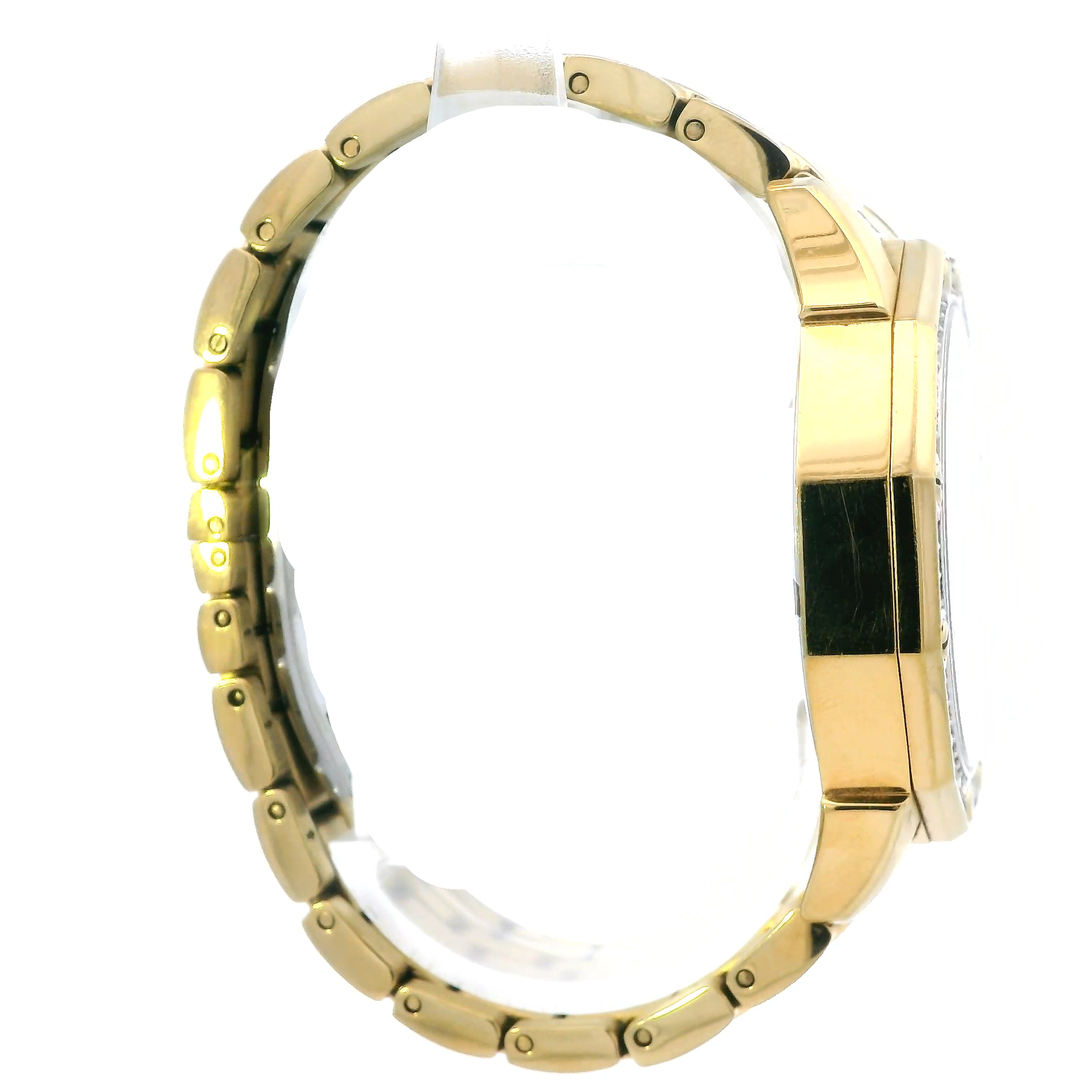 Bulova Crystal Gold-Tone Stainless Steel Men's Watch 98C126