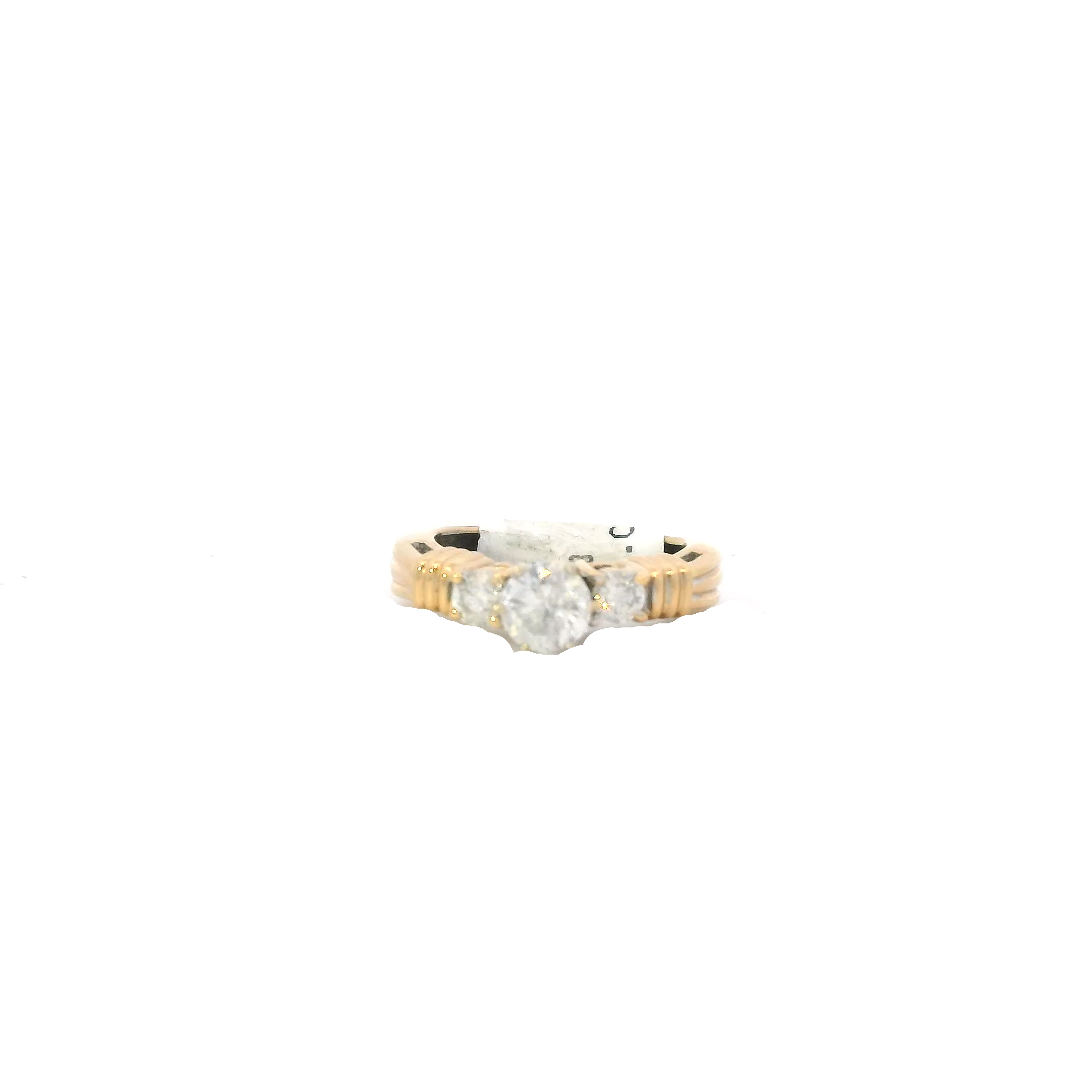 14K White Gold Women's Diamond Ring - 0.83ct