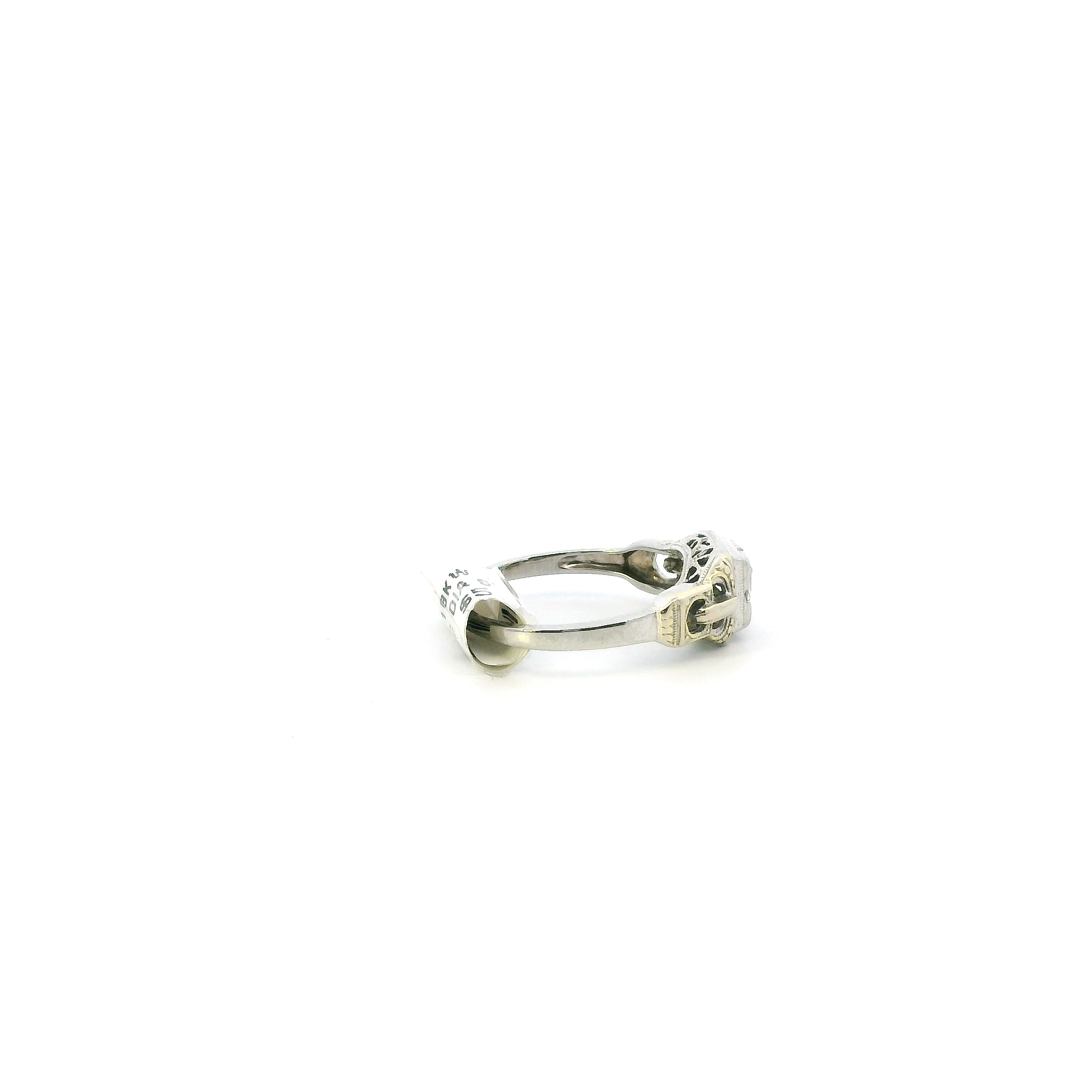 18K White Gold Solitaire Women's Ring-0.30ct