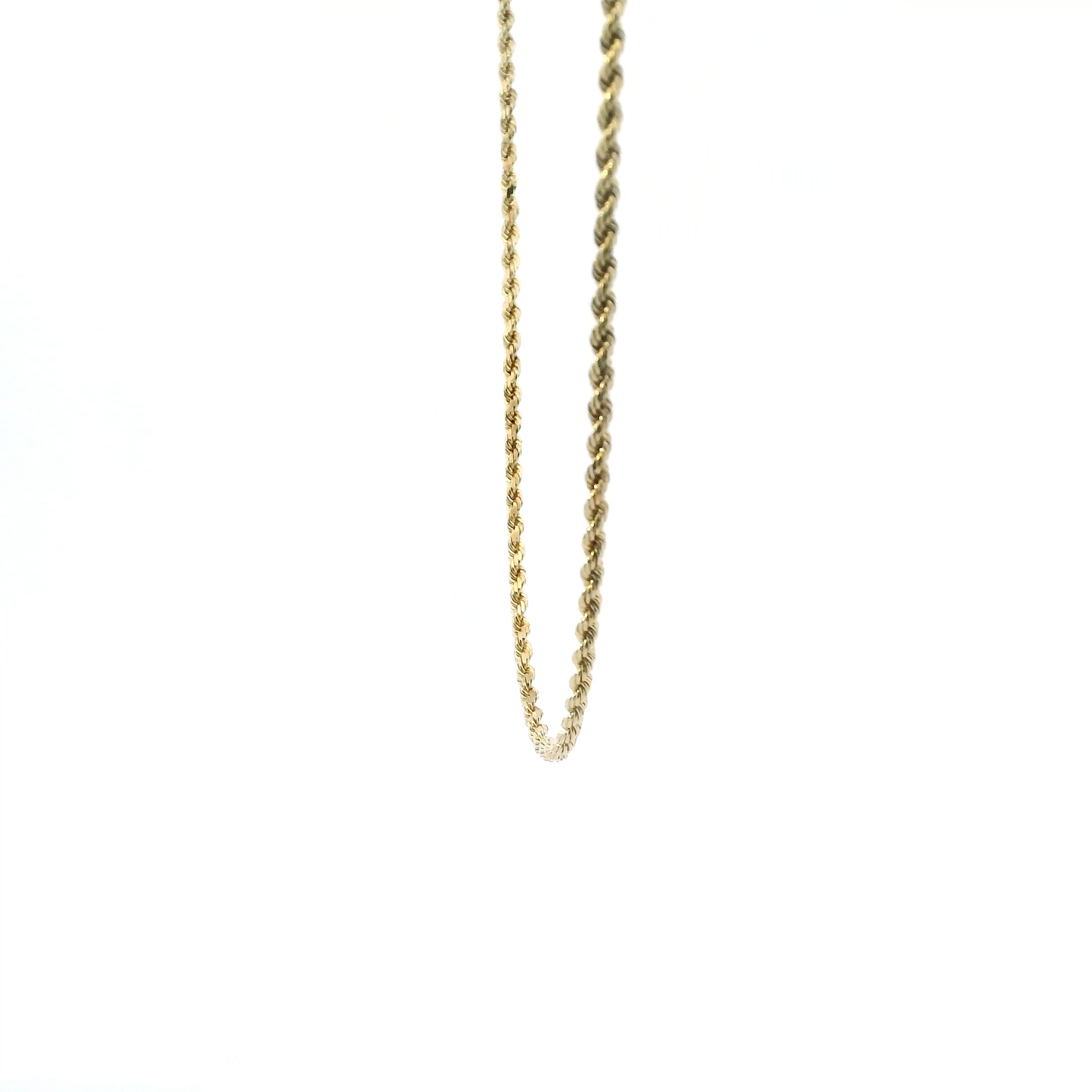 14K Yellow Gold 20" Rope Chain