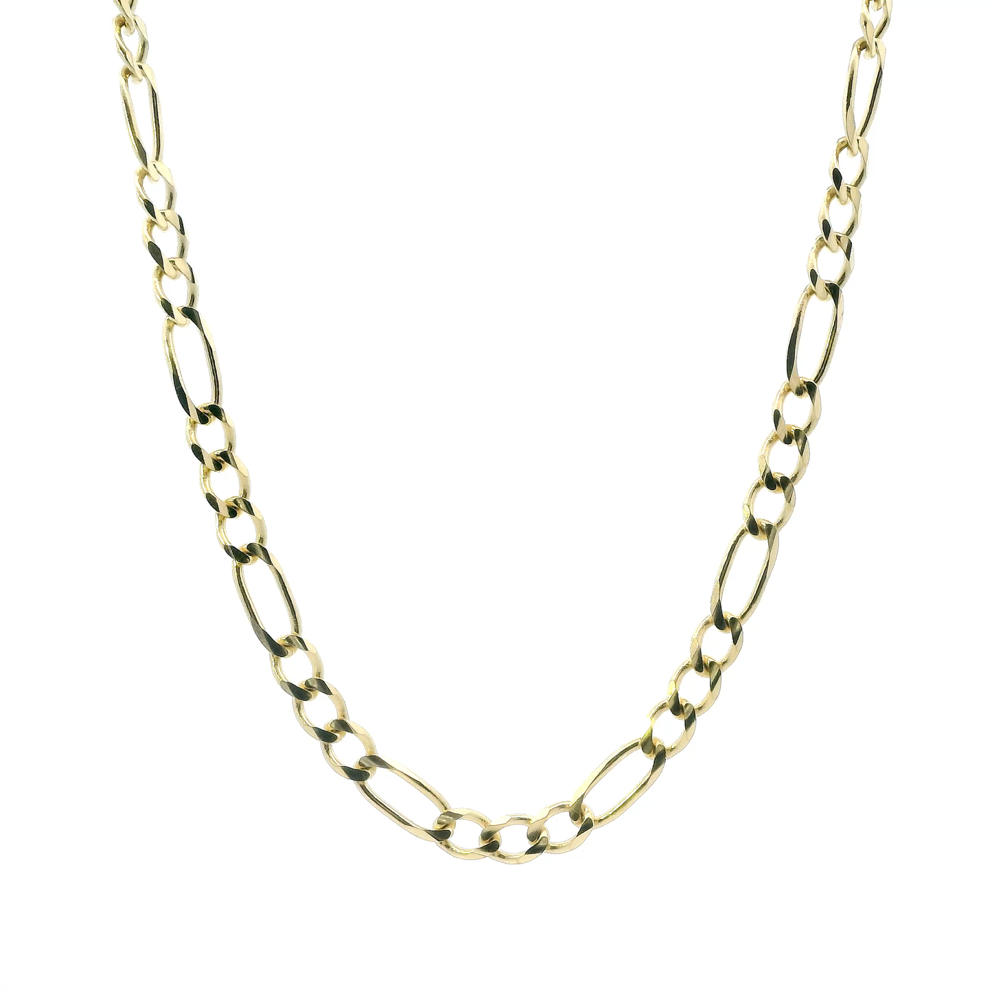 14K Yellow Gold 25" Figaro Chain