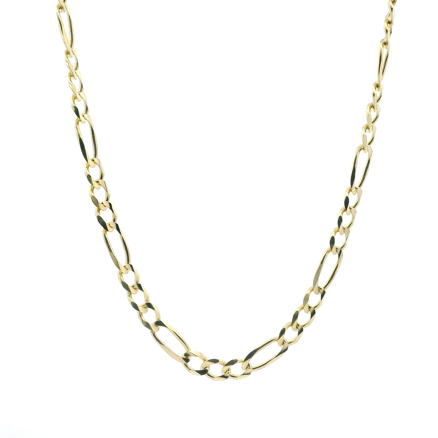 14K Yellow Gold 25" Figaro Chain