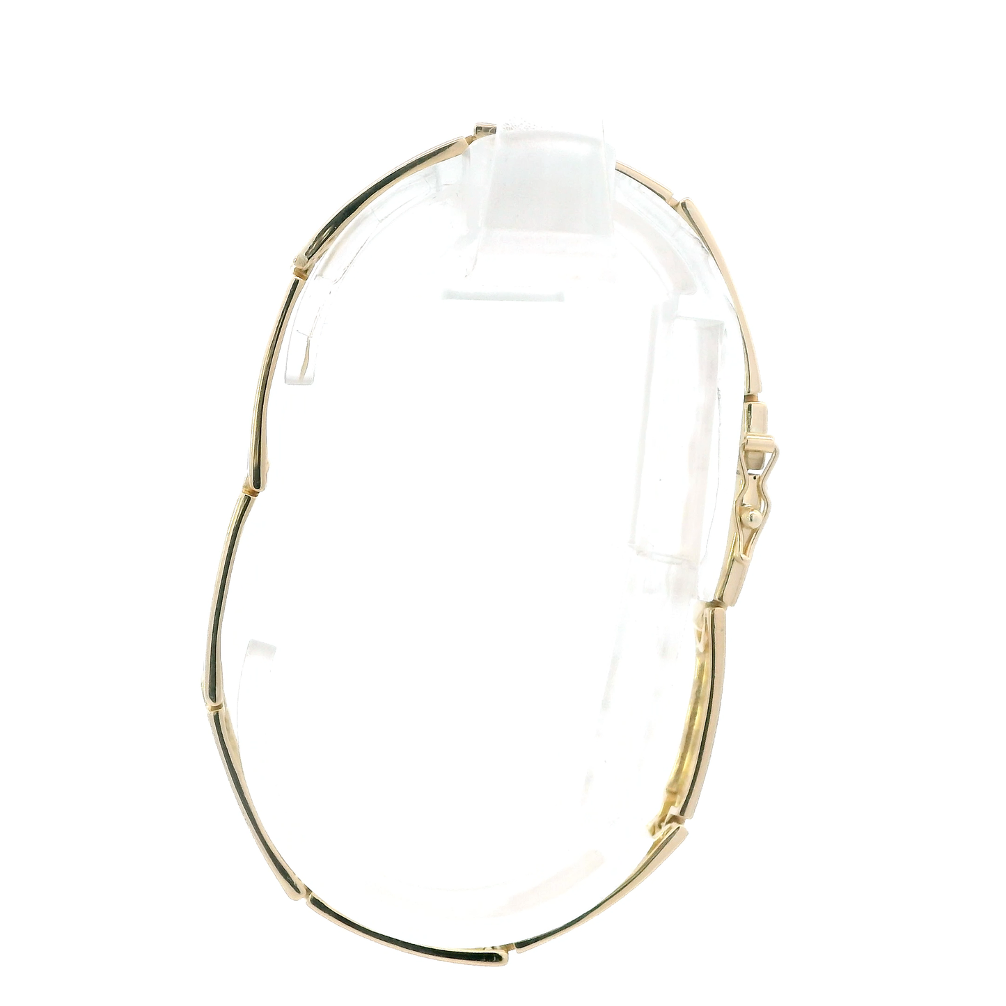 14K Yellow Gold 7.25" Bar Linked Bracelet