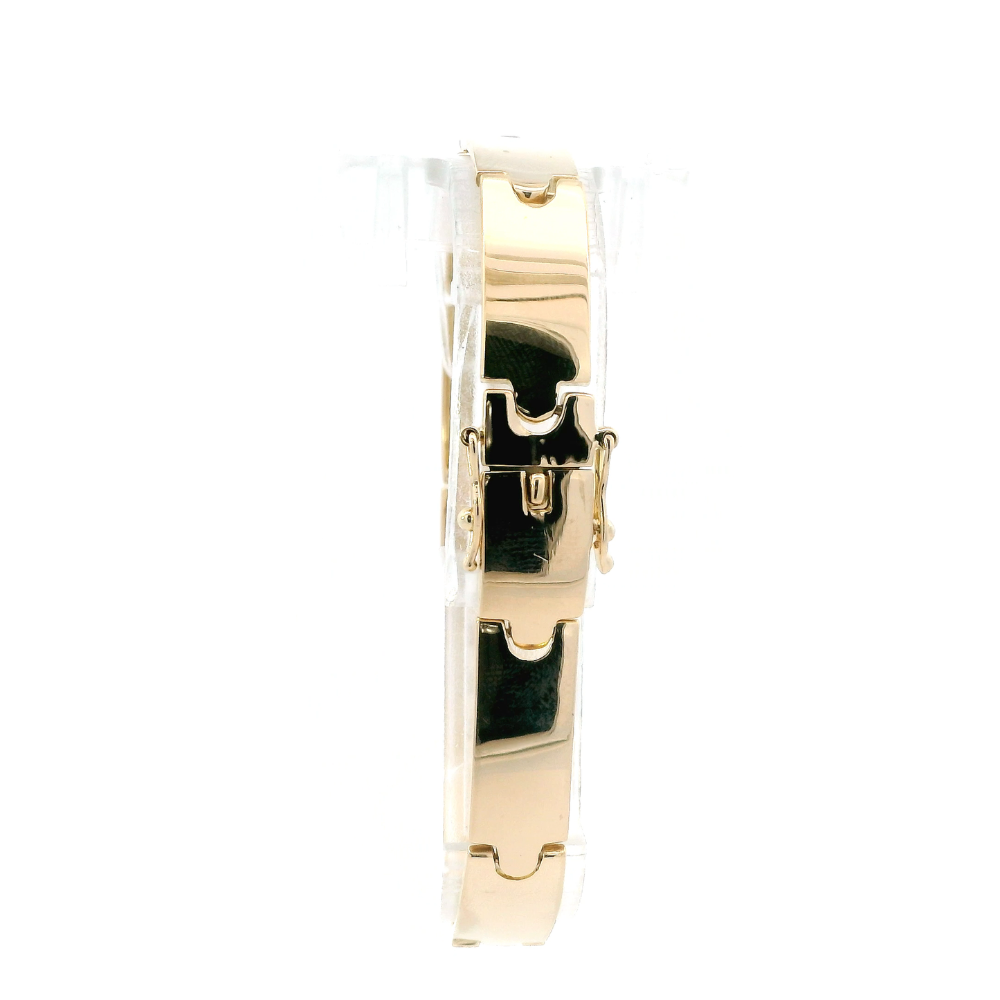 14K Yellow Gold 7.25" Bar Linked Bracelet