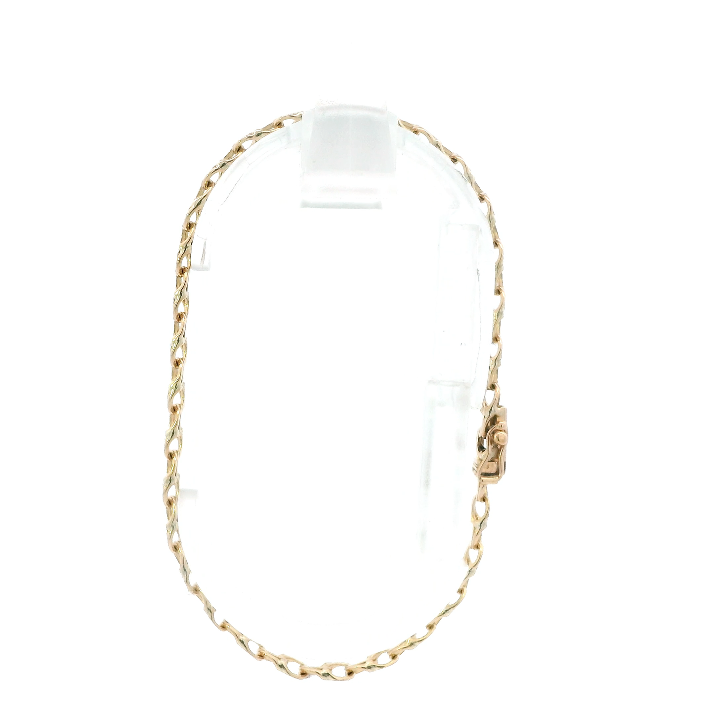 18K Yellow Gold 7" Double Link Bracelet