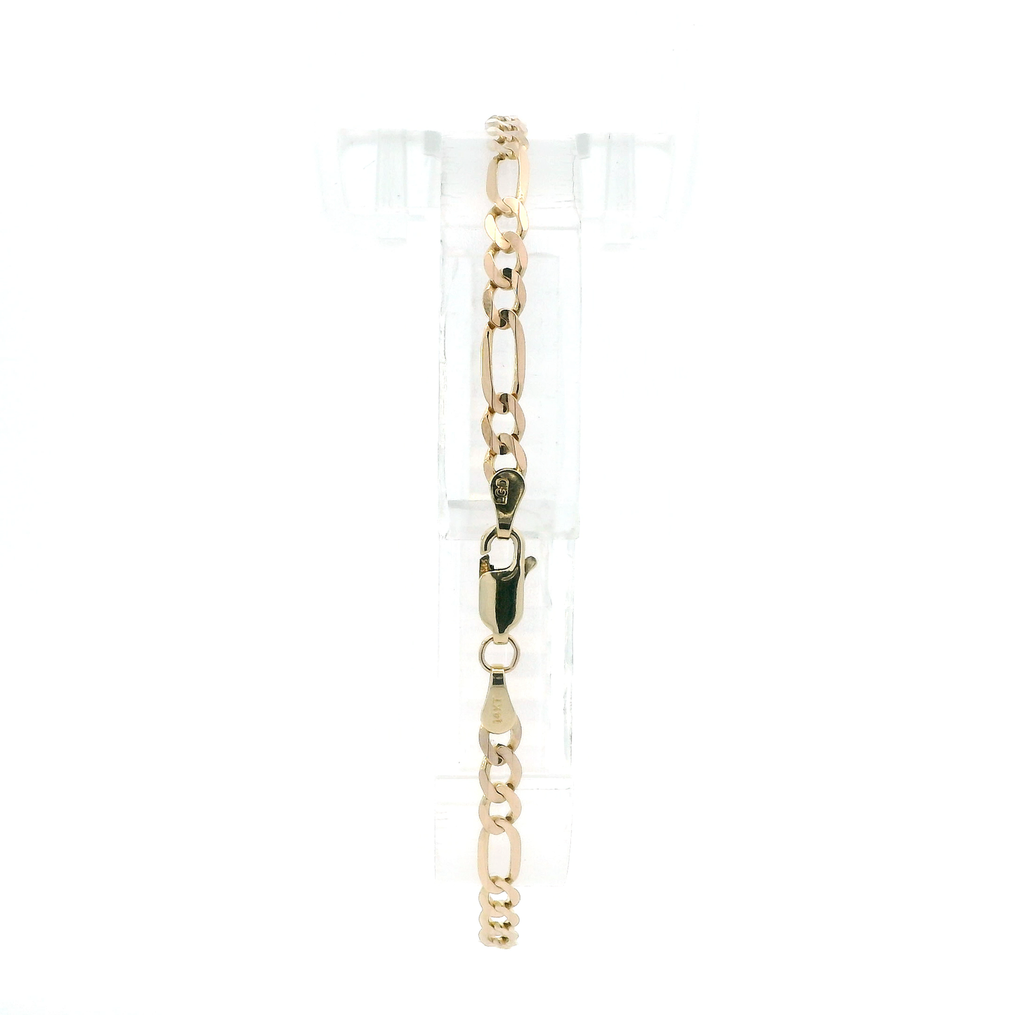14K Yellow Gold 7.5" Figaro Bracelet