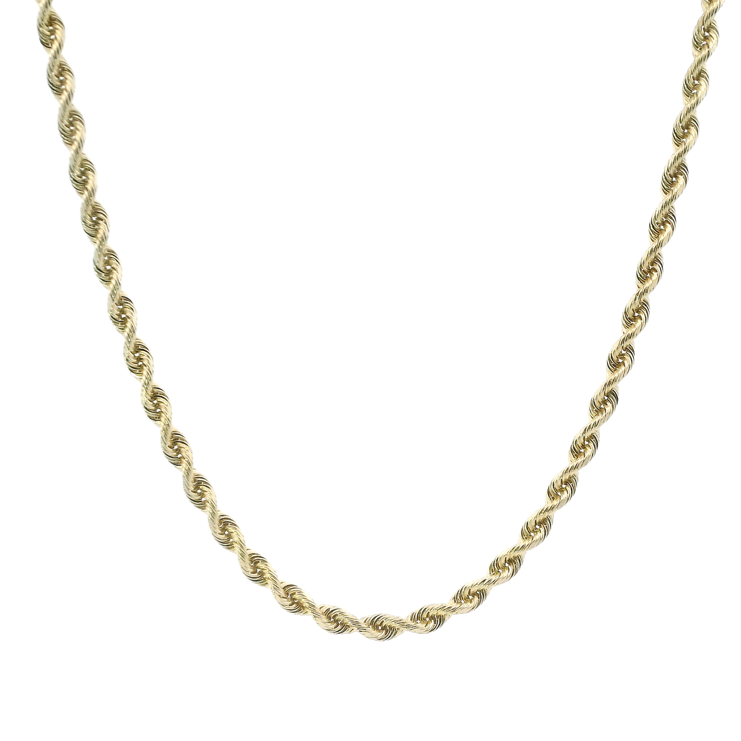 14K Yellow Gold 24" Rope Chain