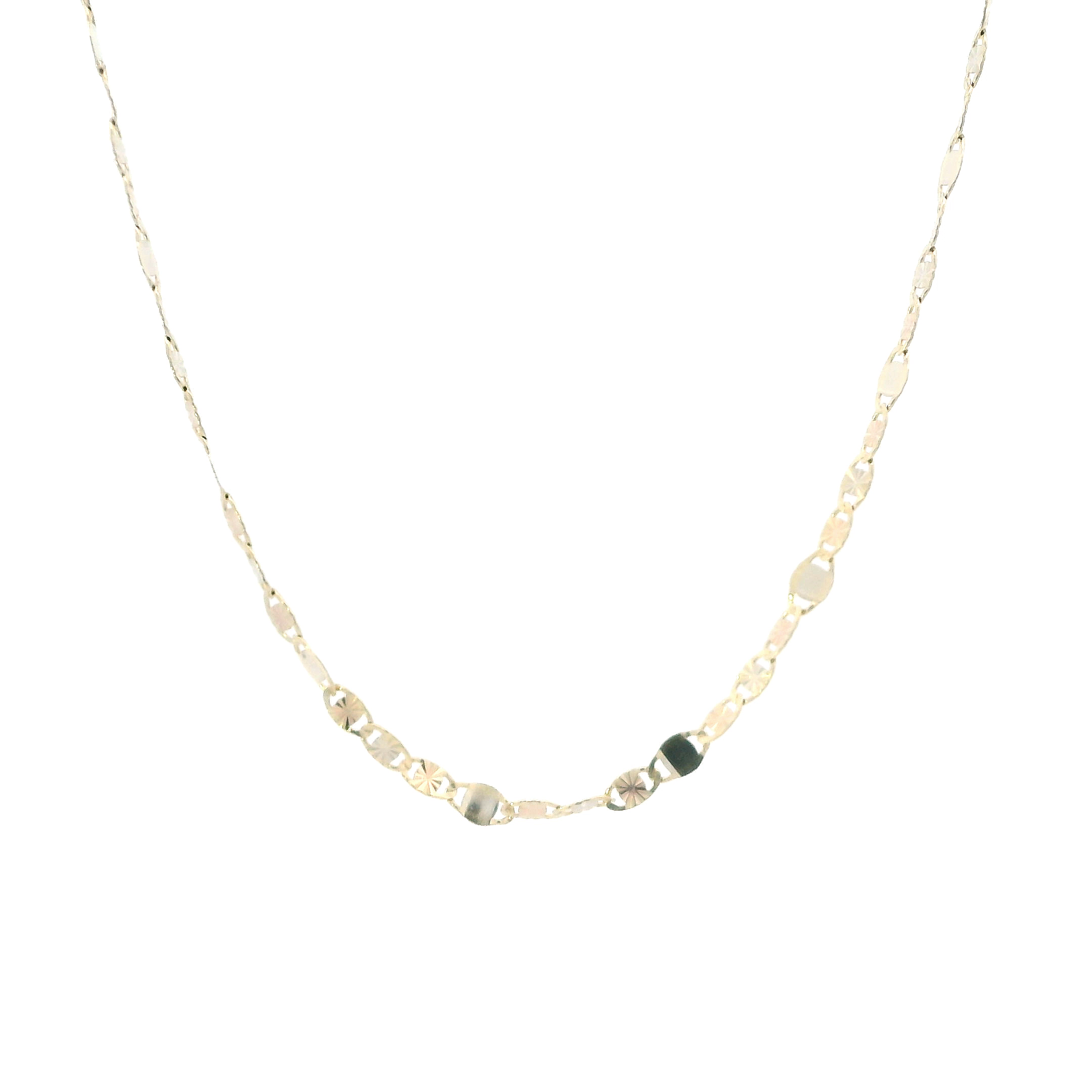 14K Tri-Color Gold Valentino Chain