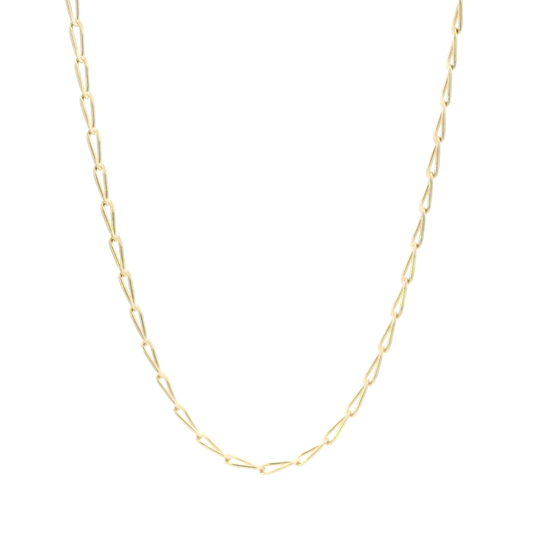 18K Yellow Gold 19.5" Open Link Chain