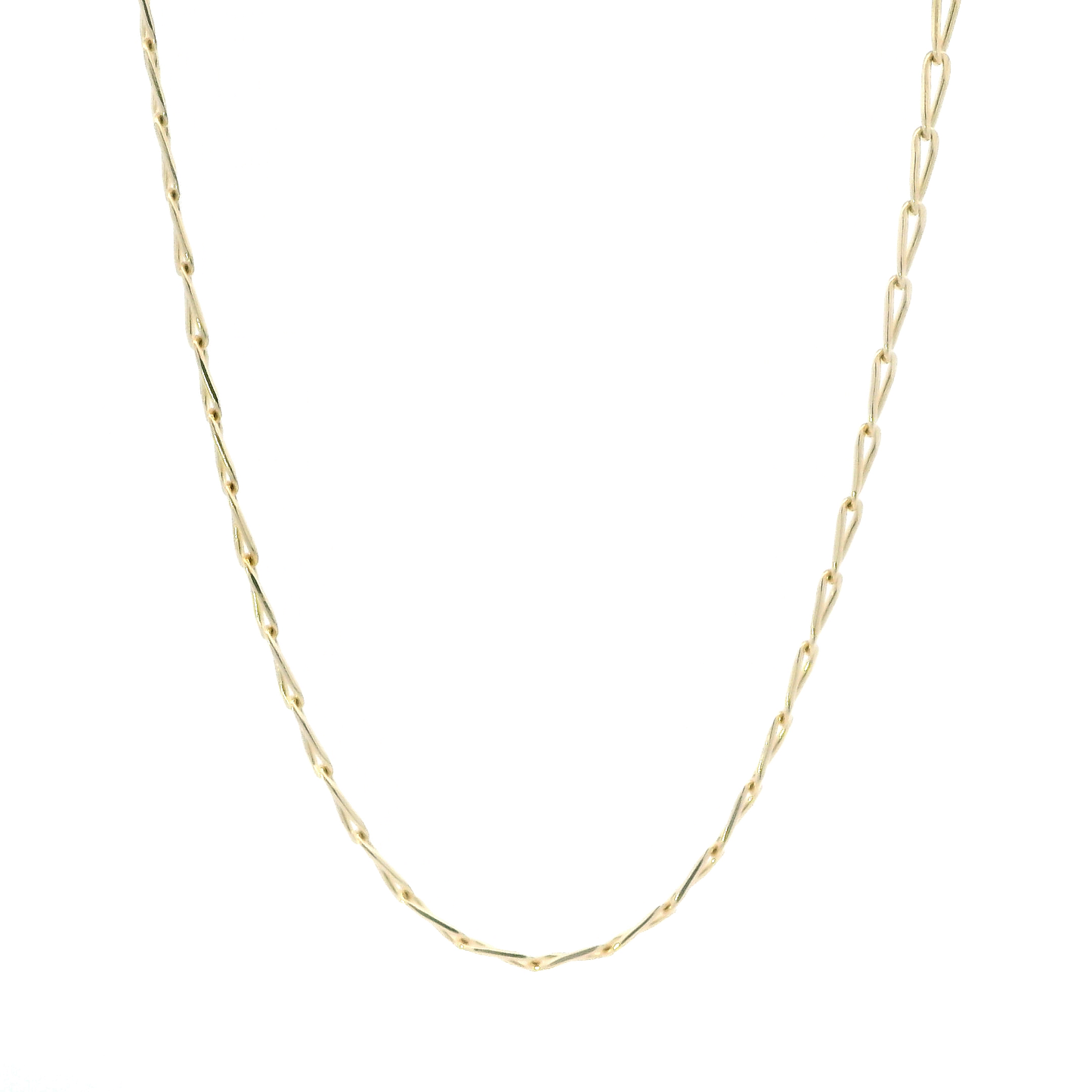 18K Yellow Gold 19.5" Open Link Chain
