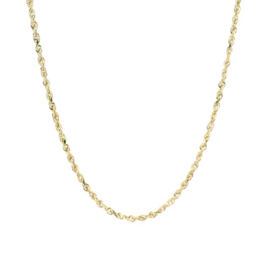 14K Yellow Gold 24" Rope Chain
