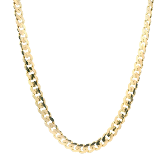 18K Yellow Gold 22" Curb Chain