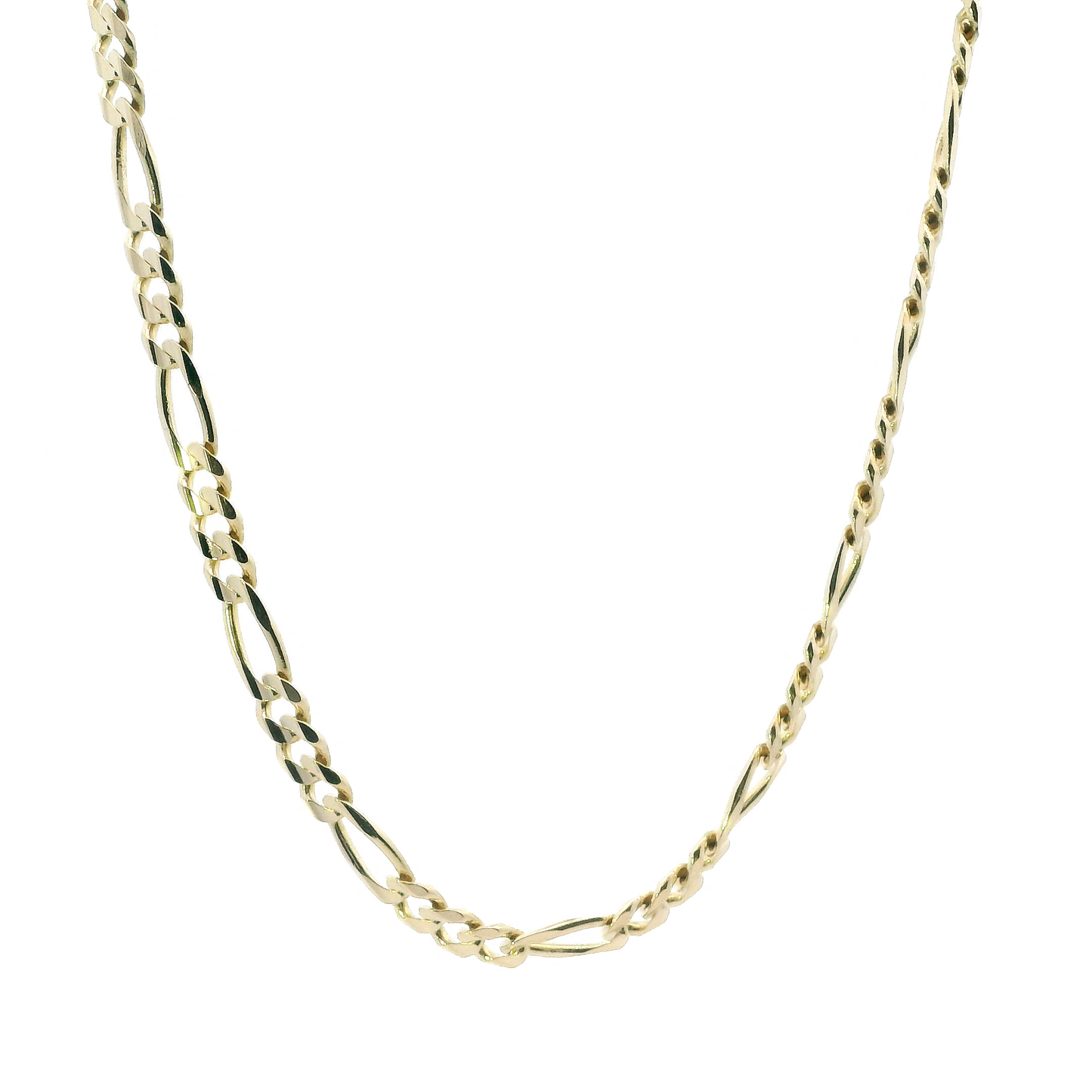 14K Yellow Gold Figaro Chain