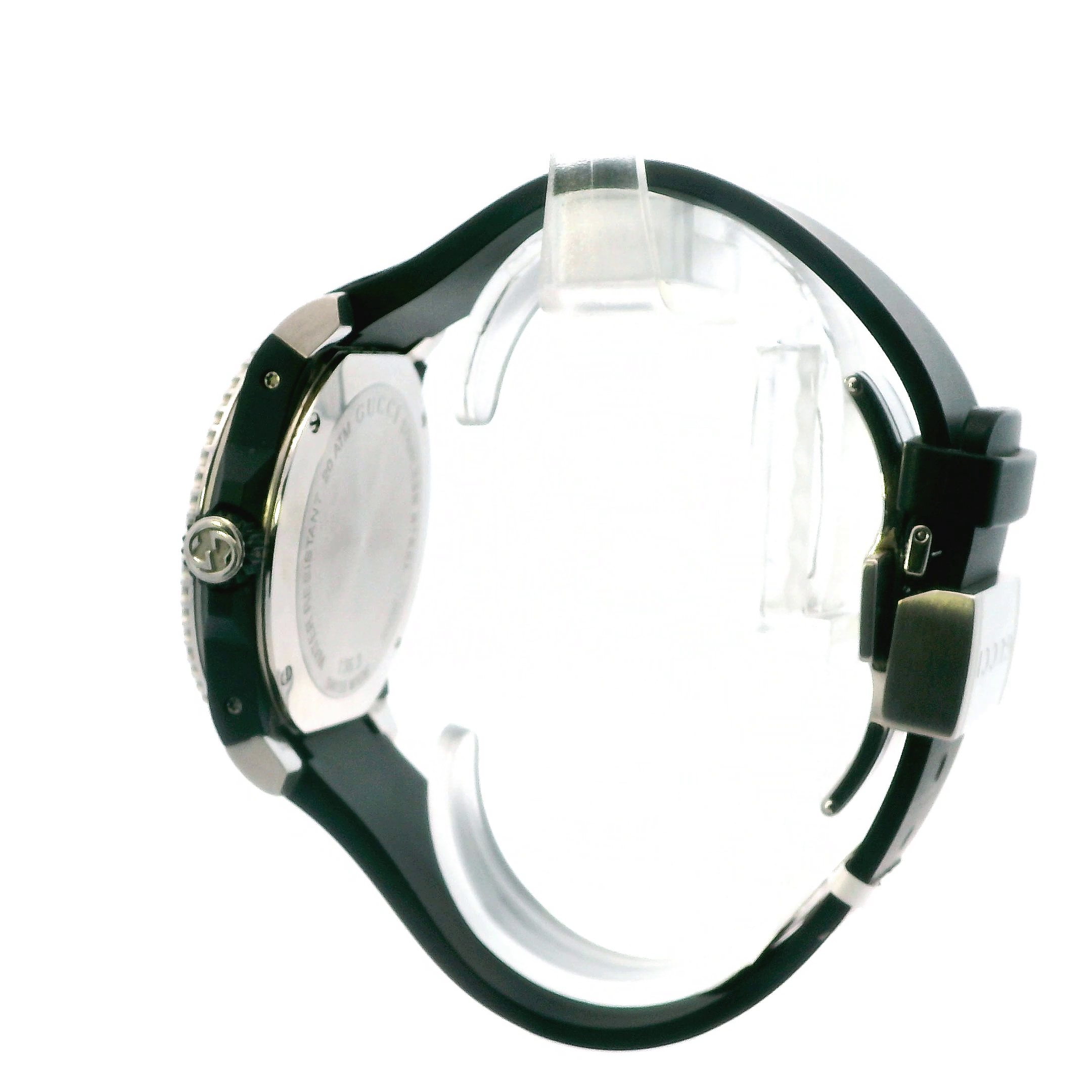 Gucci Dive Embroidered Tiger Motif Stainless Steel Quartz Men's Watch
