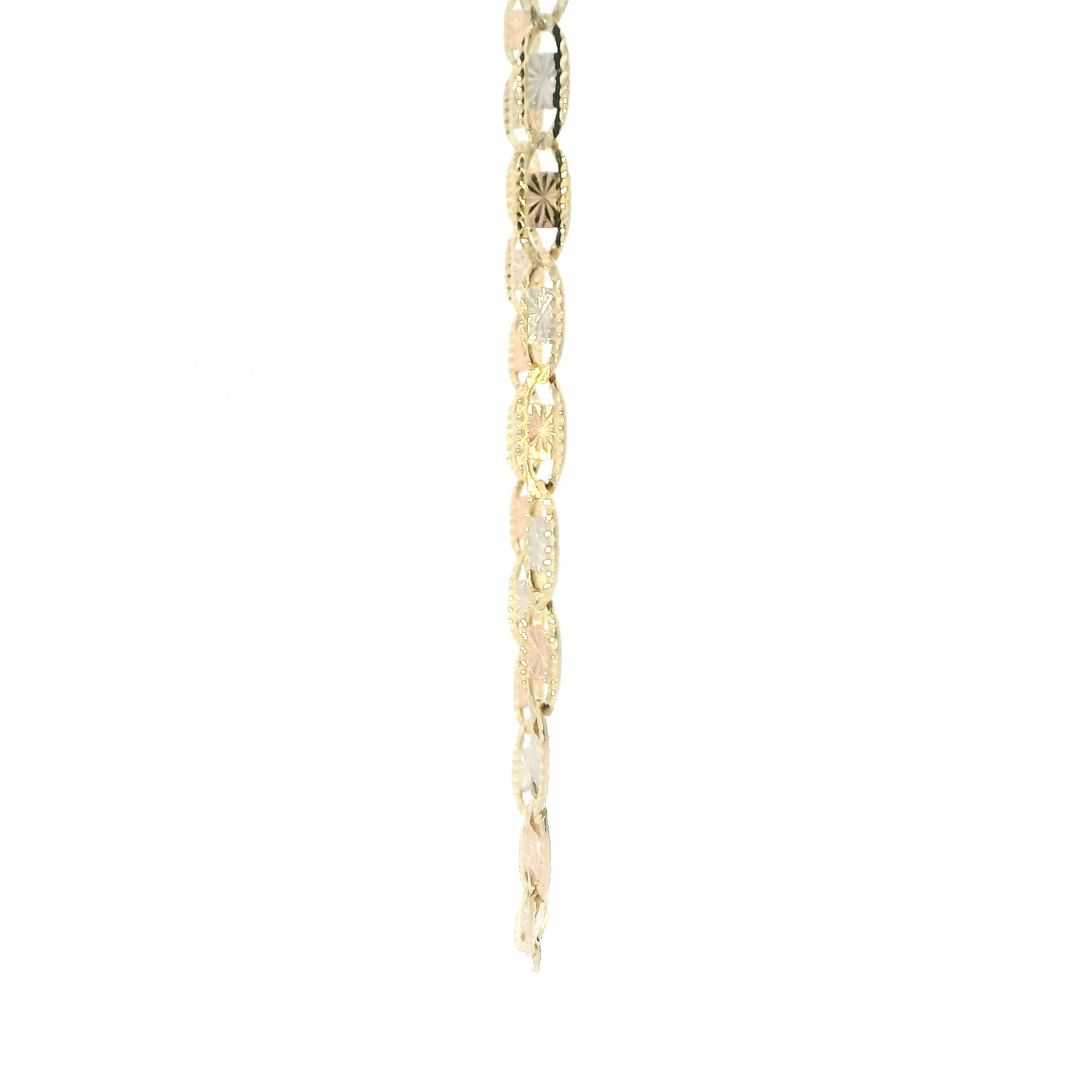 14K Tri-Color Gold DC Mariner Chain