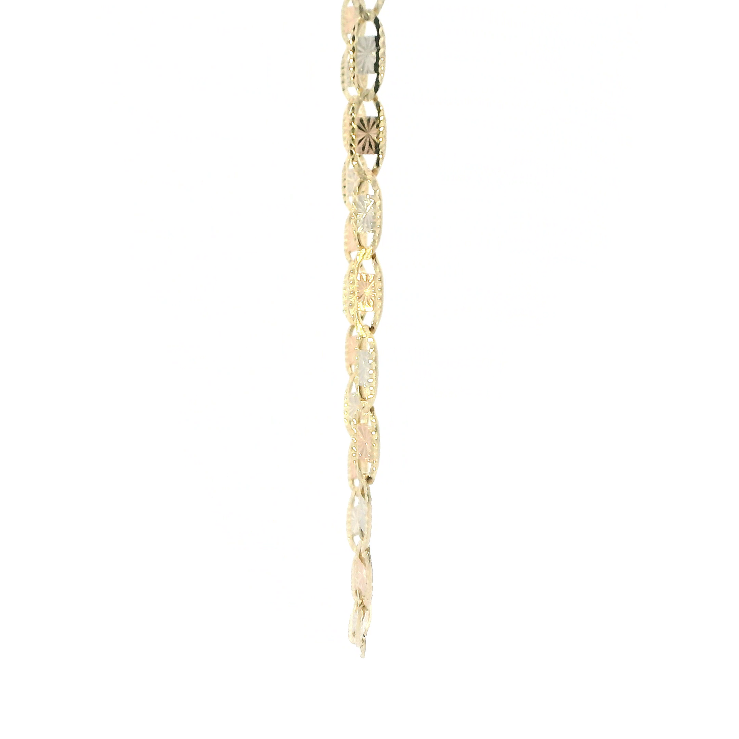 14K Tri-Color Gold DC Mariner Chain