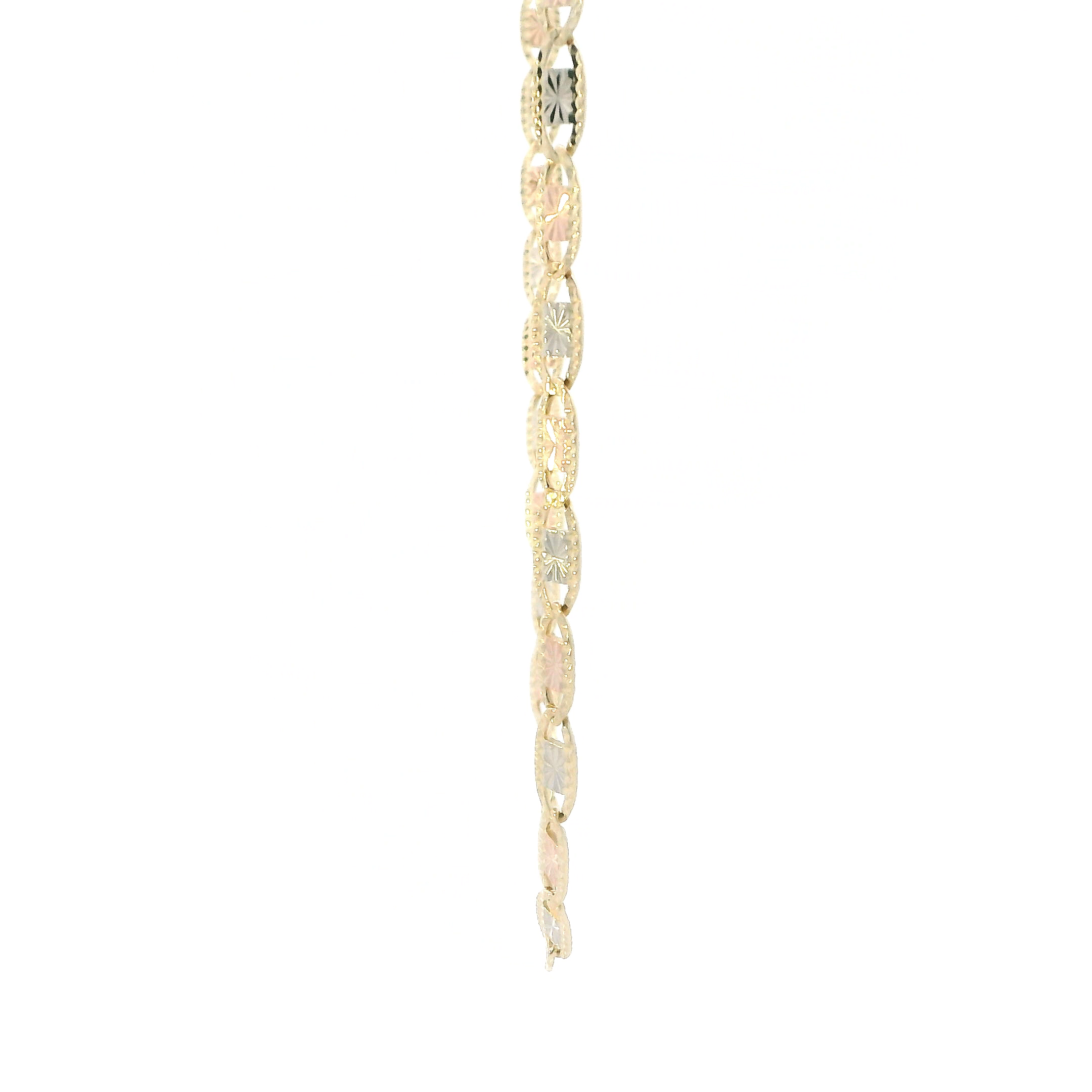 14K Tri-Color Gold DC Mariner Chain