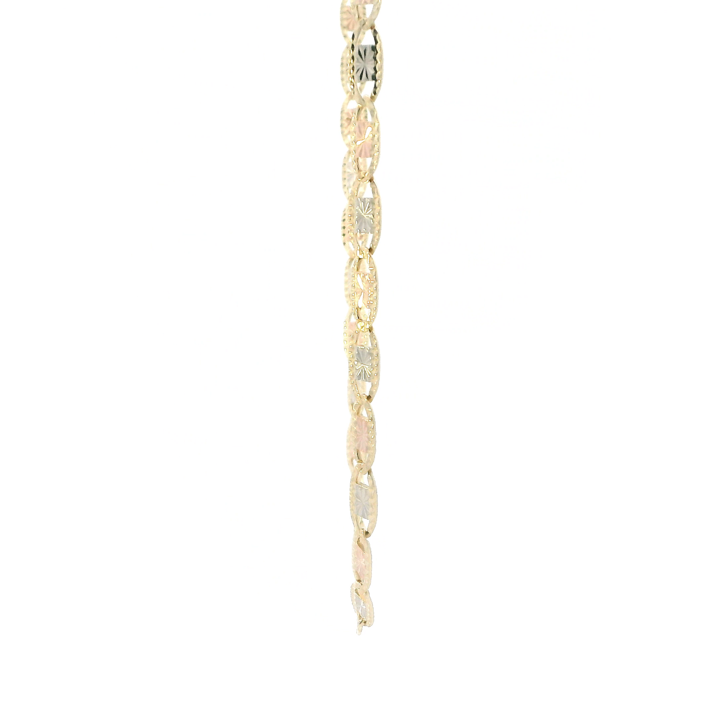 14K Tri-Color Gold DC Mariner Chain