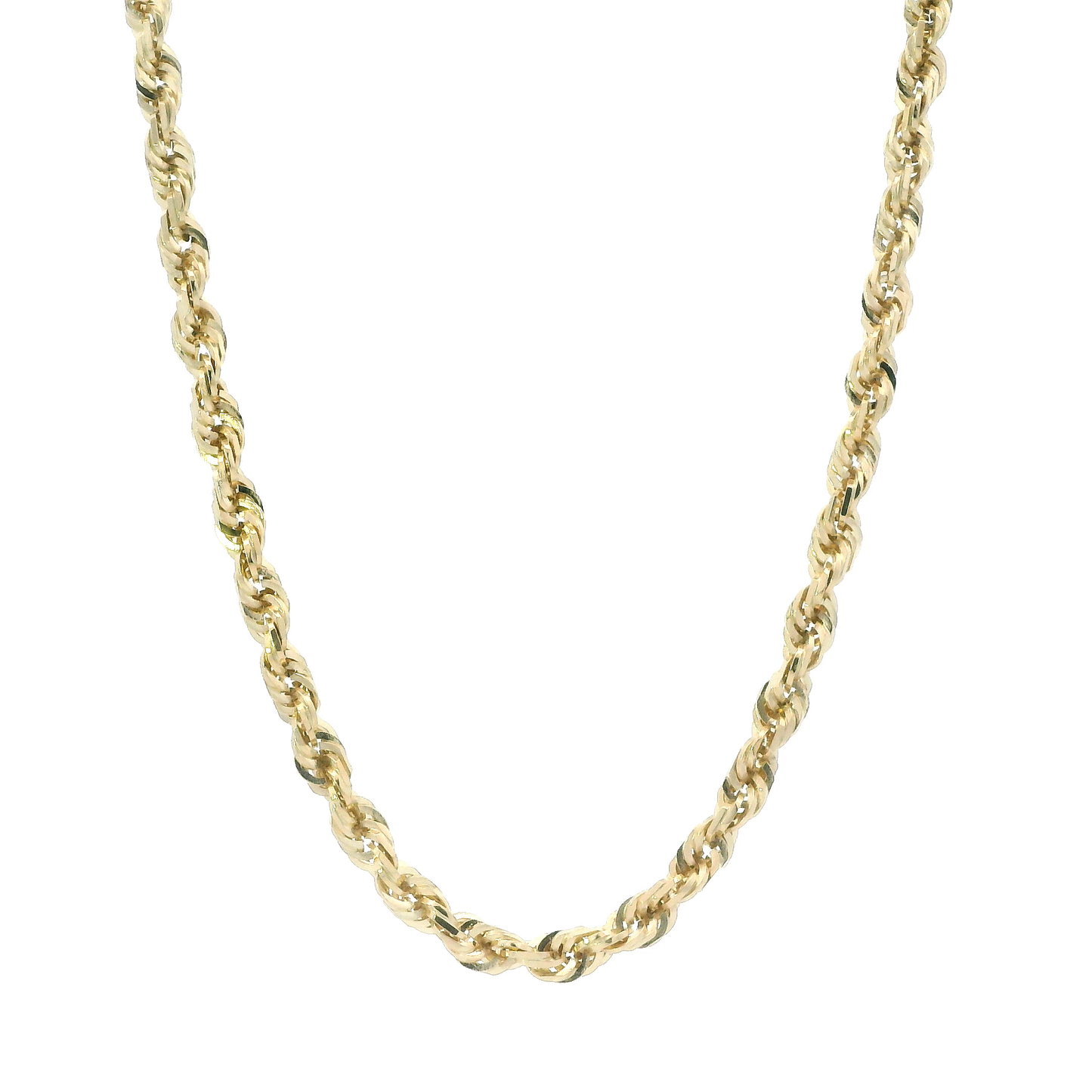 10K Yellow Gold 30" Rope Chain
