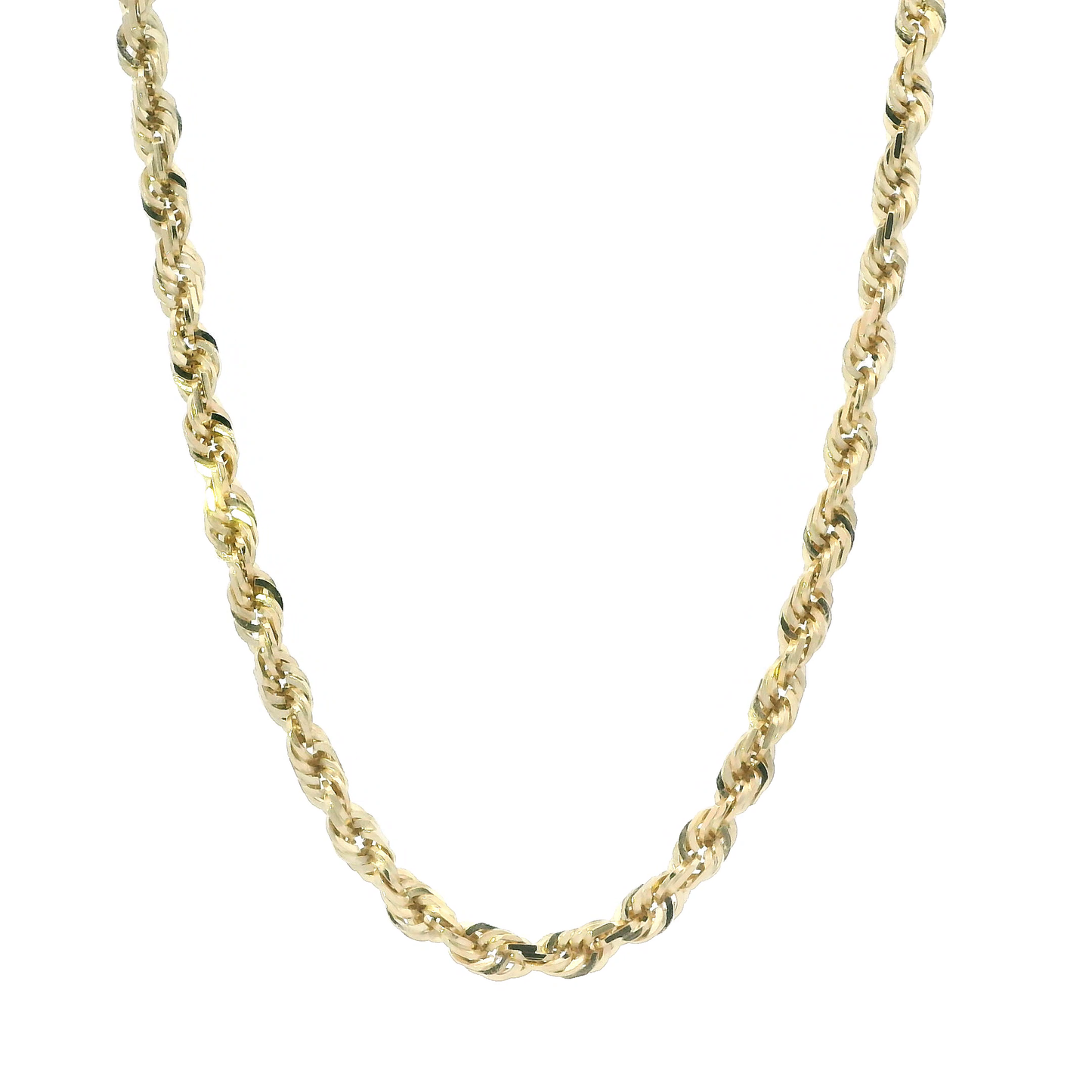 10K Yellow Gold 30" Rope Chain