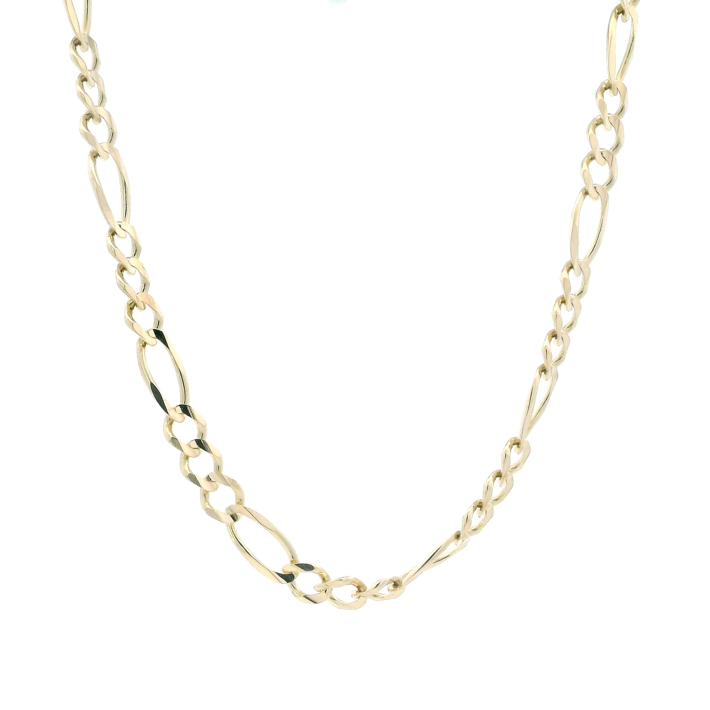 14K Yellow Gold 24" Figaro Chain