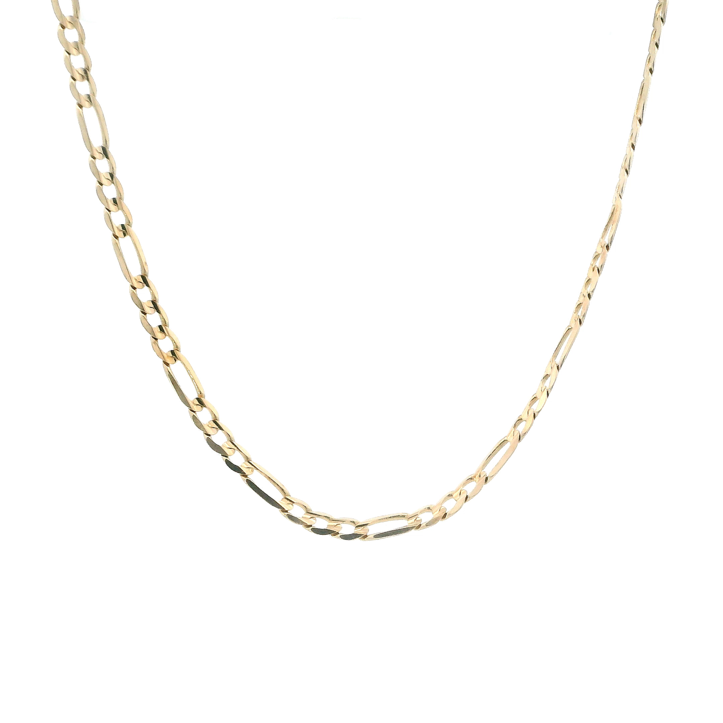 14K Yellow Gold 20.5" Figaro Chain