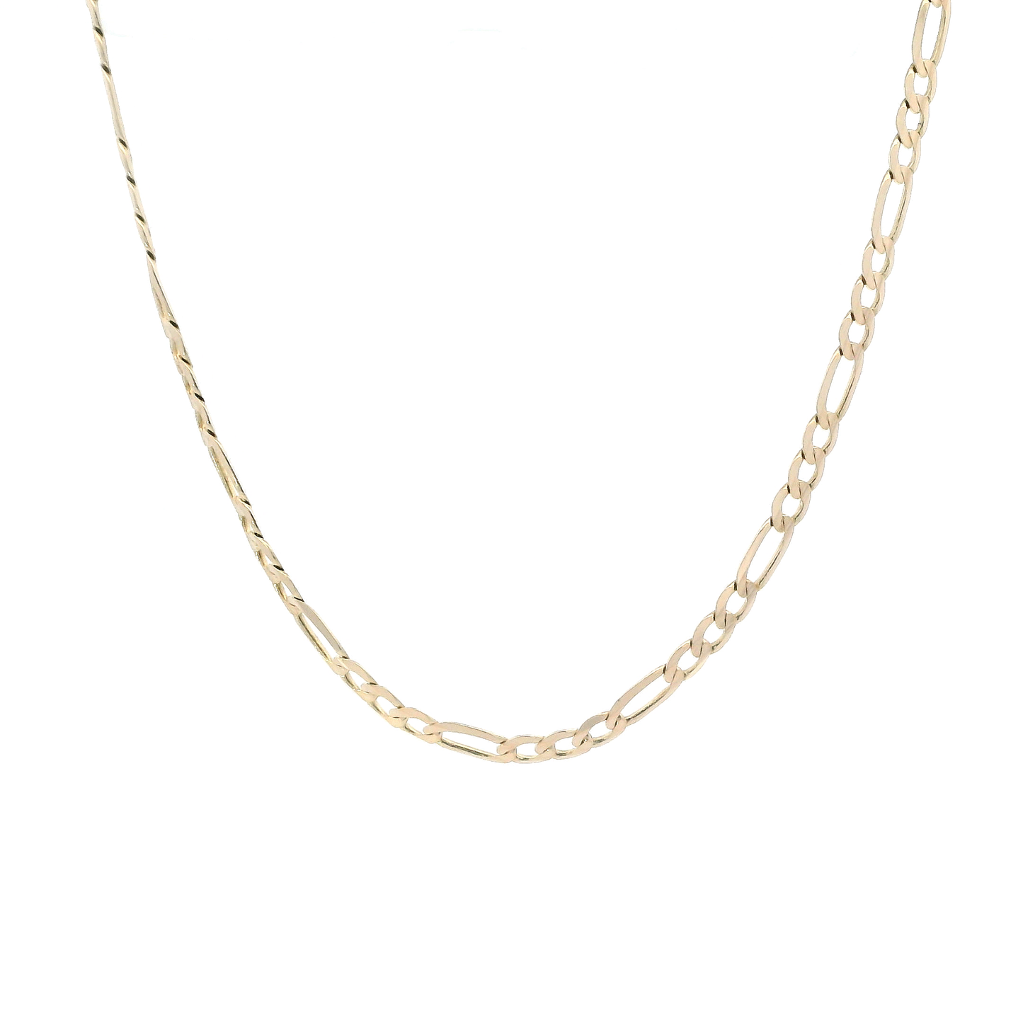 14K Yellow Gold 20.5" Figaro Chain