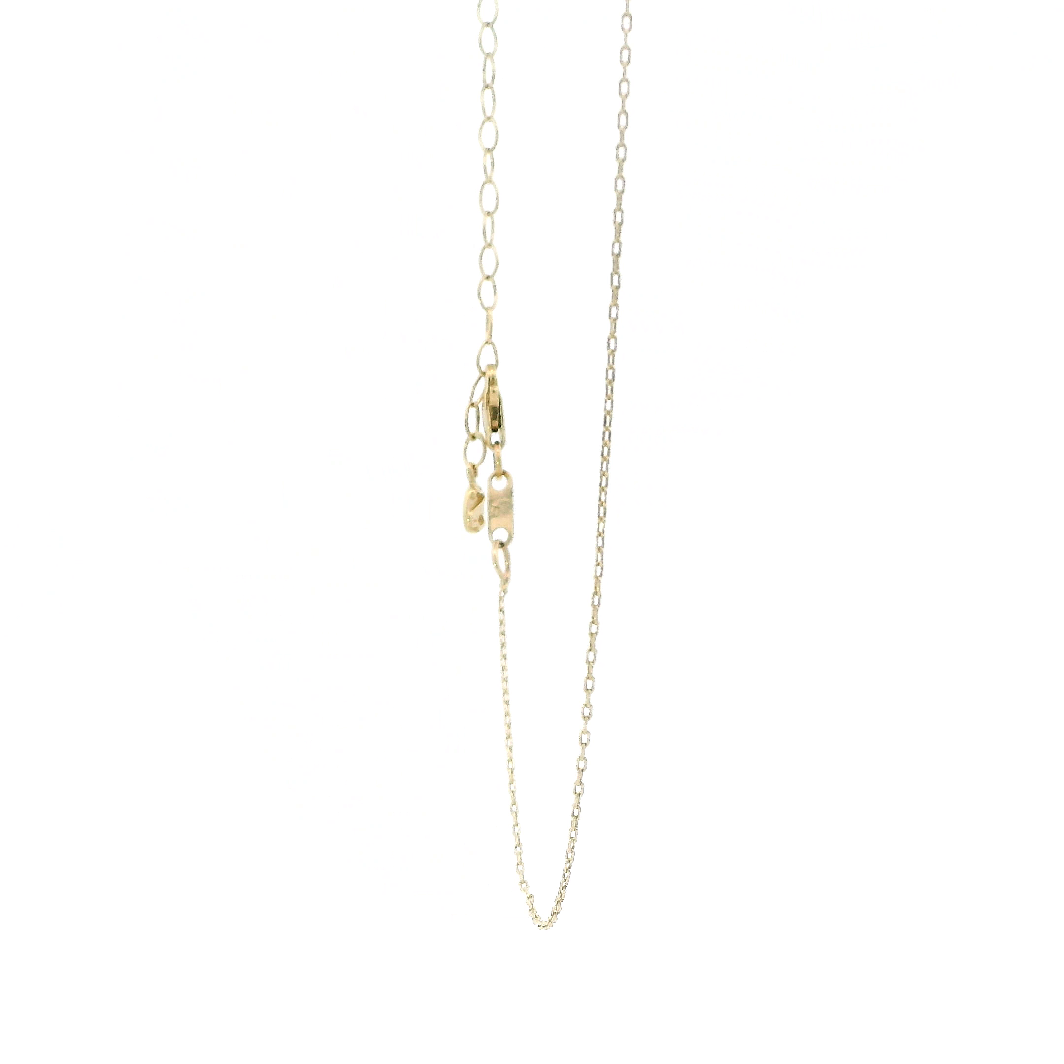 14K Yellow Gold Adjustable Light Cable Chain