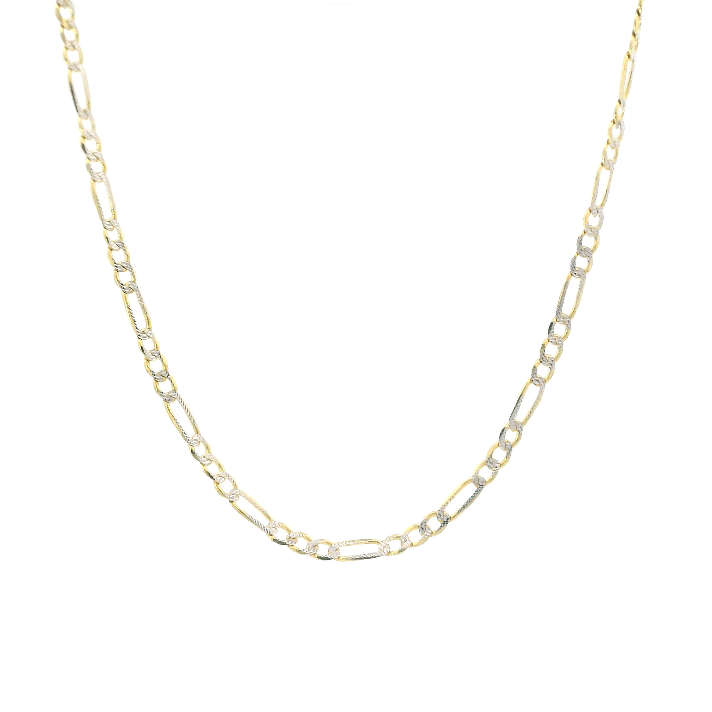 14K Yellow Gold 16" Figaro Chain