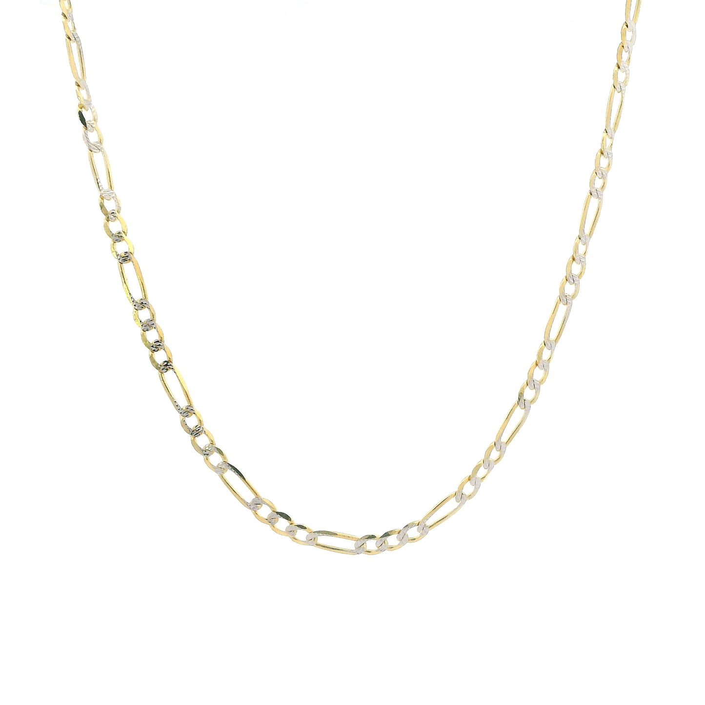 14K Yellow Gold 16" Figaro Chain