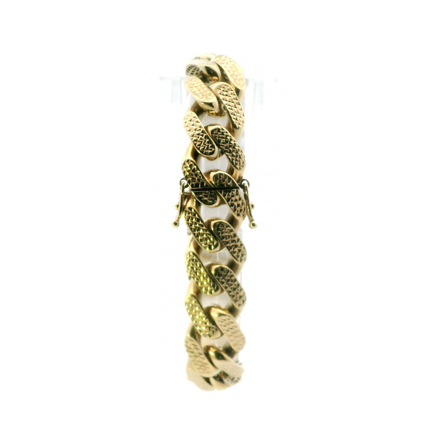 10K Yellow Gold 8.5" Miami Link Bracelet
