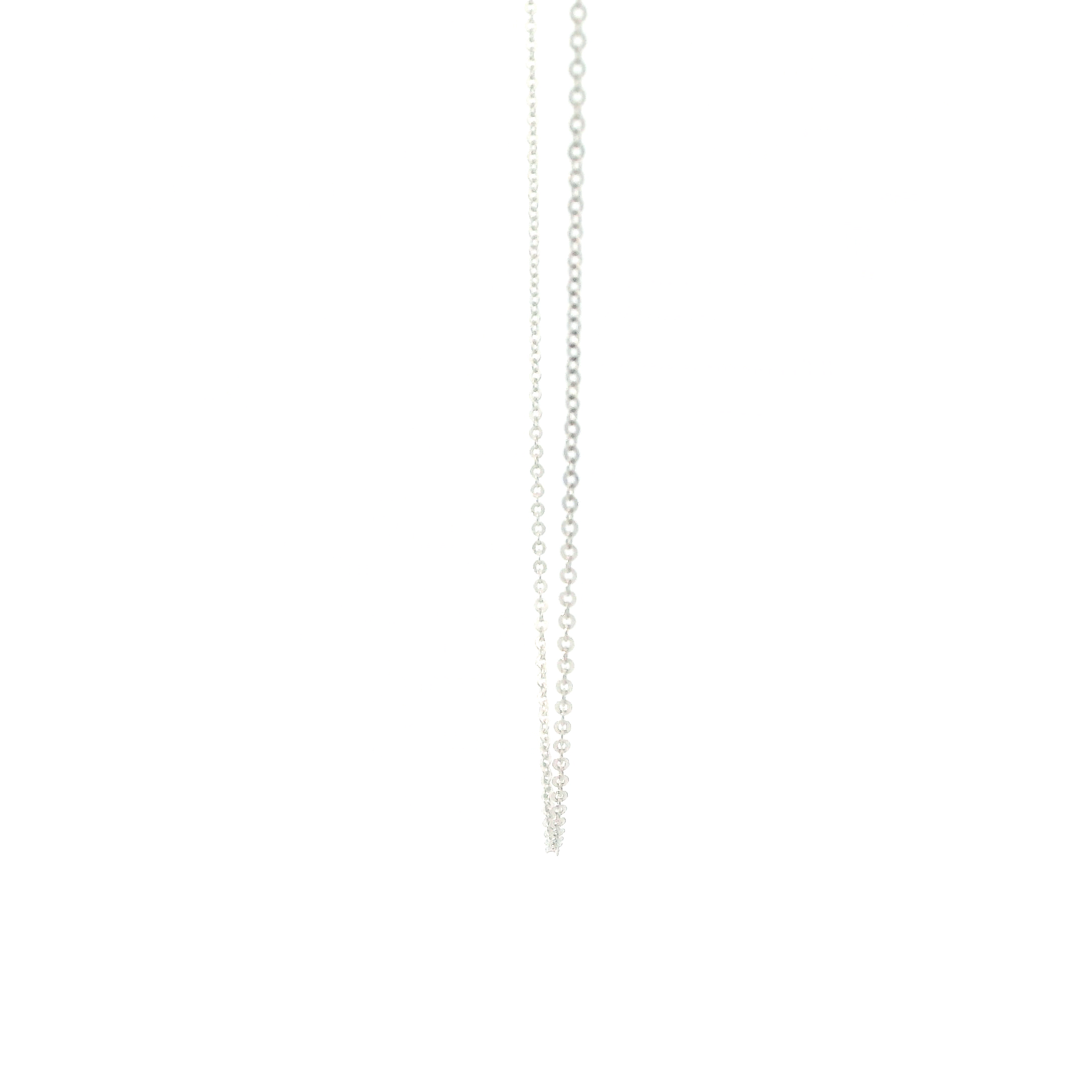 14K White Gold 16