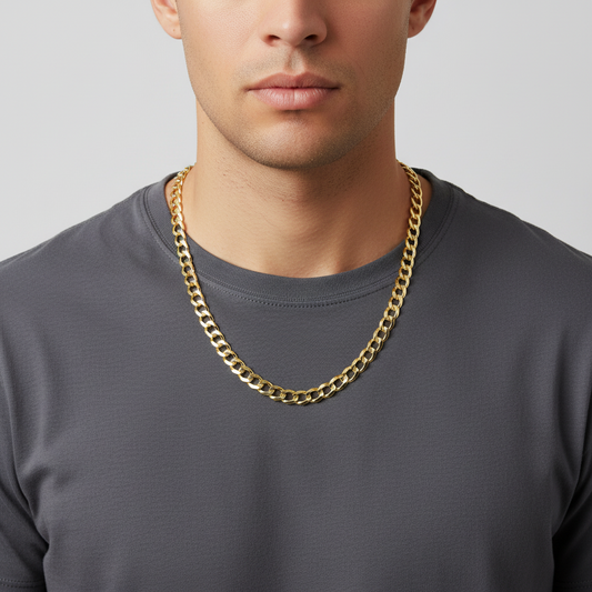 14K Yellow Gold 24" Curb Chain