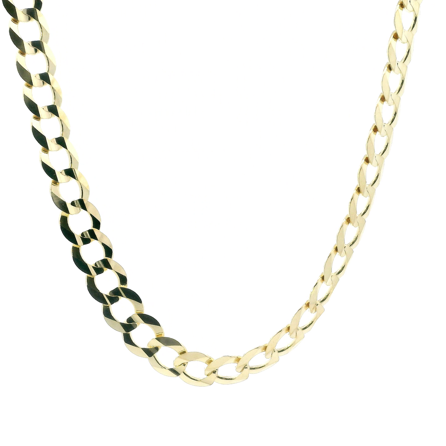 14K Yellow Gold 24" Curb Chain