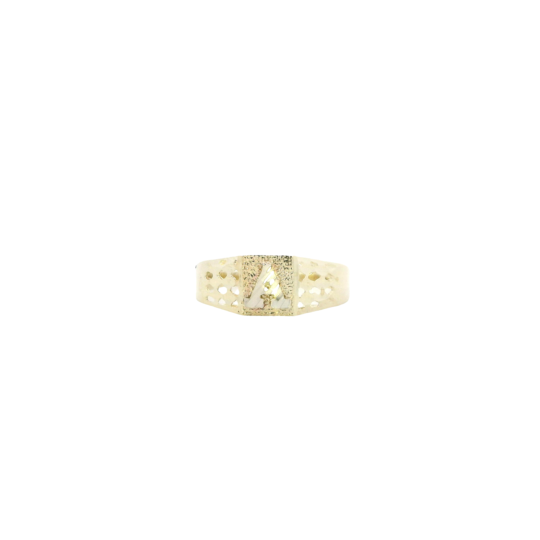 10K Yellow Gold DC Letter 