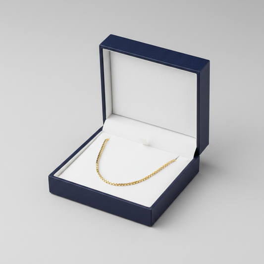 14K Yellow Gold 15.5" Box Chain