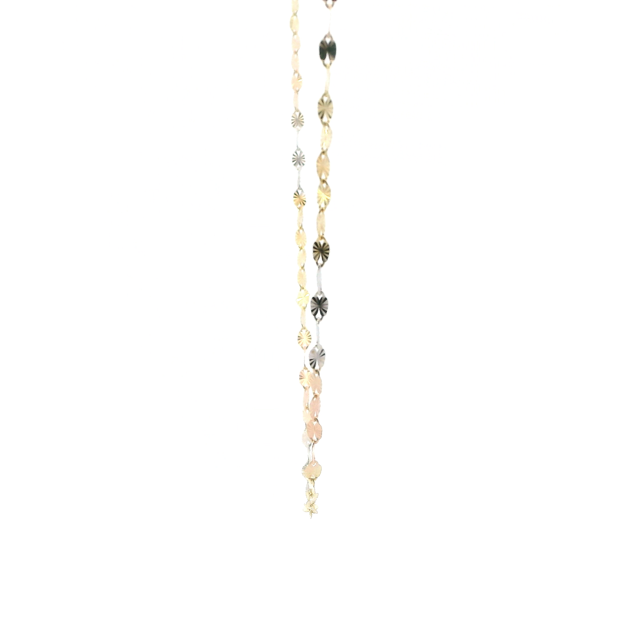 14K Tri Color 18