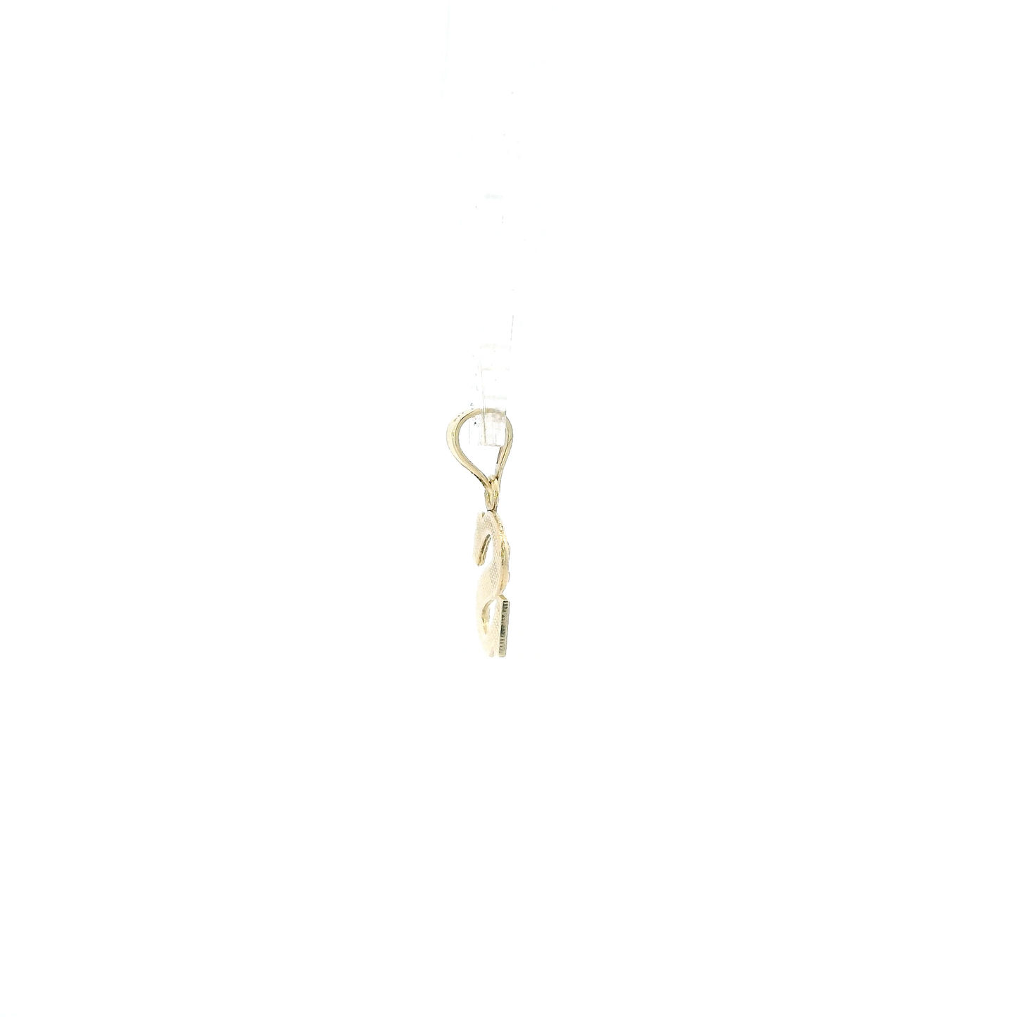 10K Yellow Gold Letter "S" Pendant