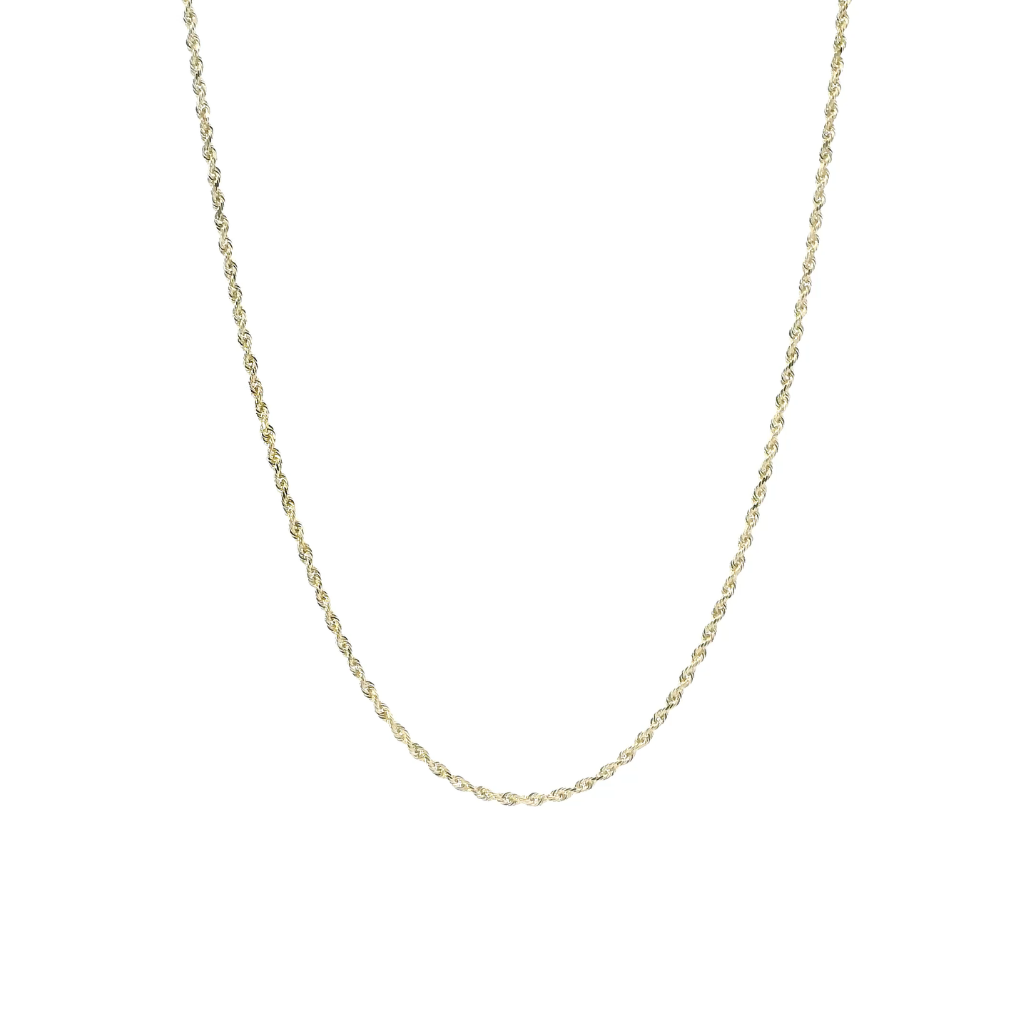 10K Yellow Gold 24.5" Rope Chain