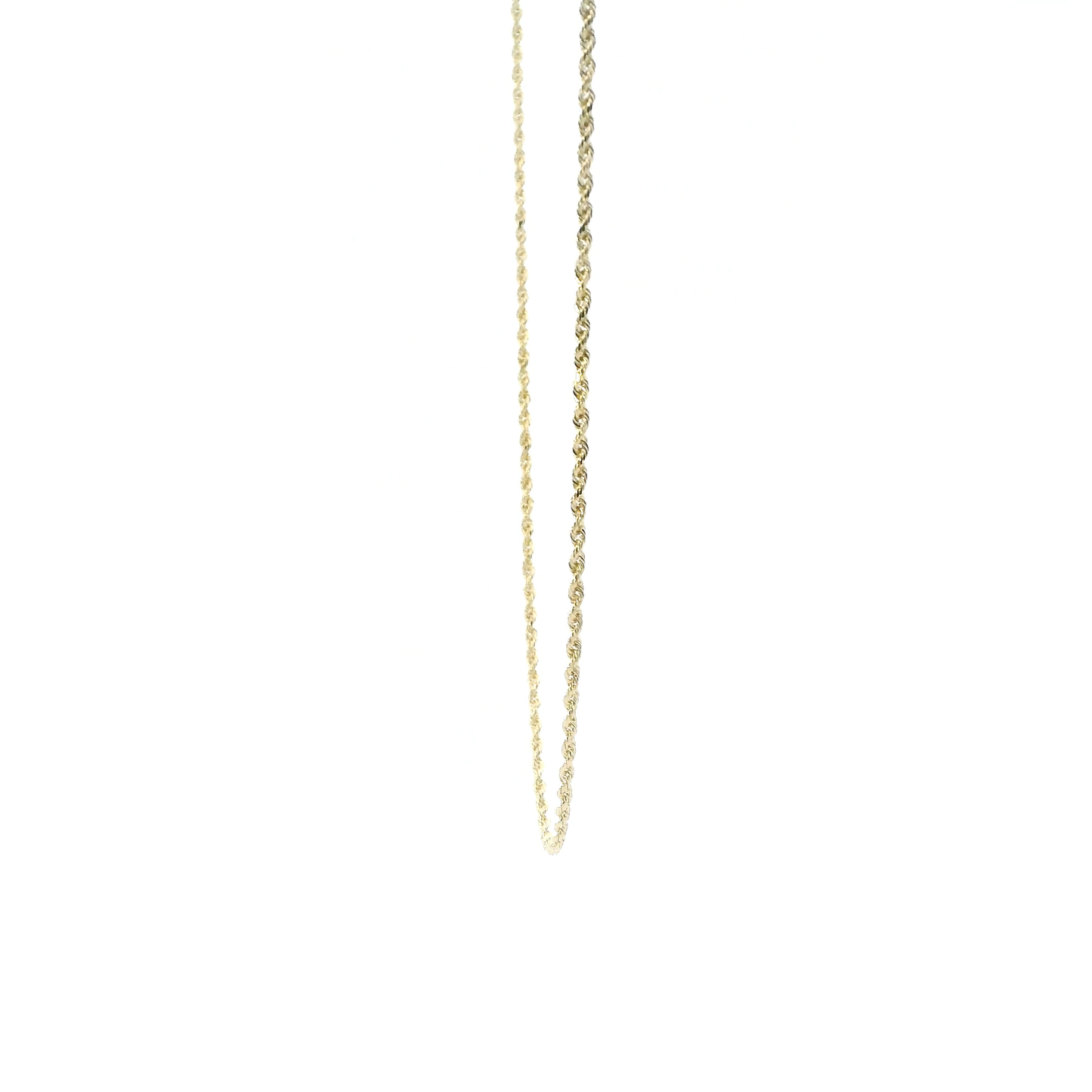 10K Yellow Gold 24.5" Rope Chain