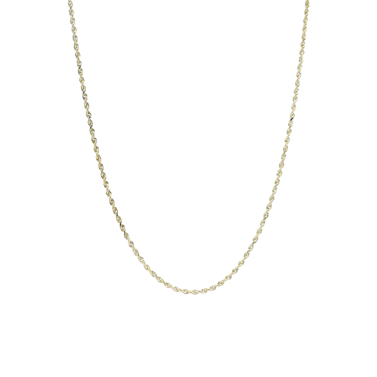 10K Yellow Gold 24.5" Rope Chain