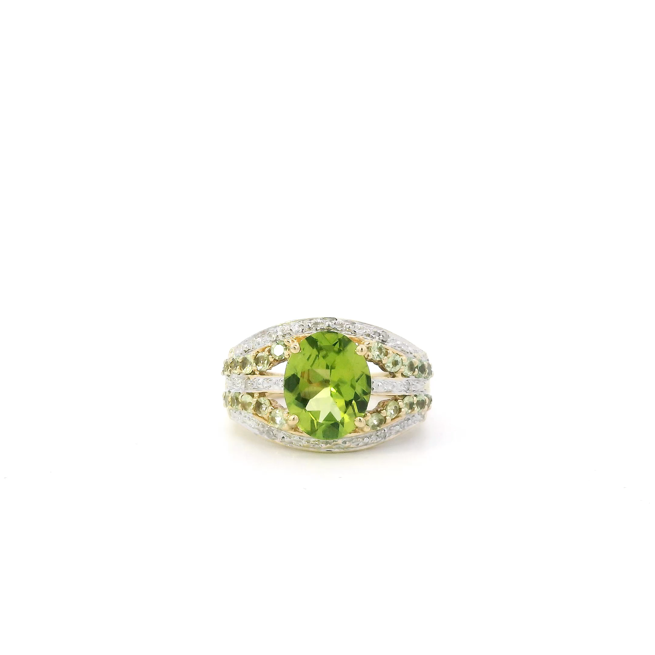 10K Yellow Gold Pear Citrine Women's Ring