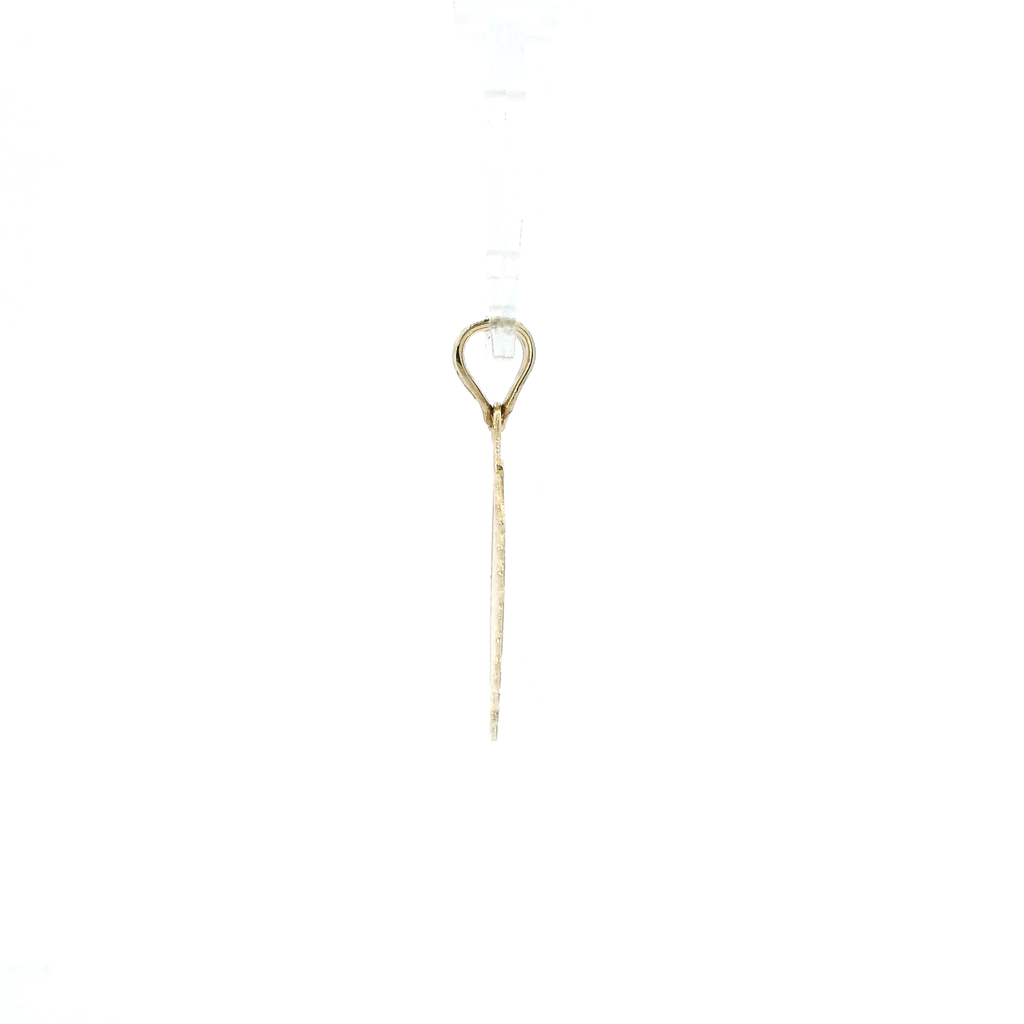 10K Yellow Gold Oval Filigree "Scorpio" Pendant
