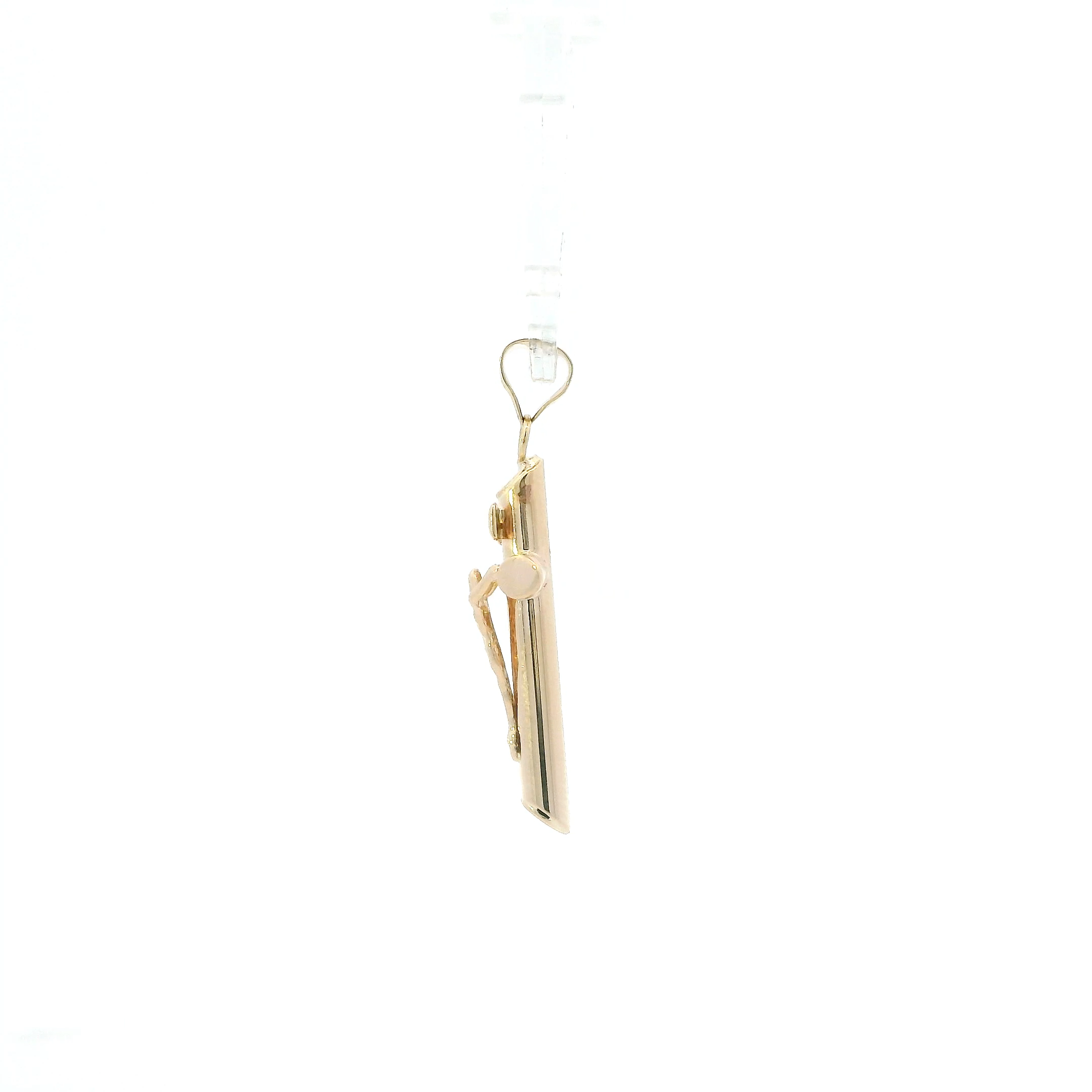 14K Yellow Gold Crucifix Pendant