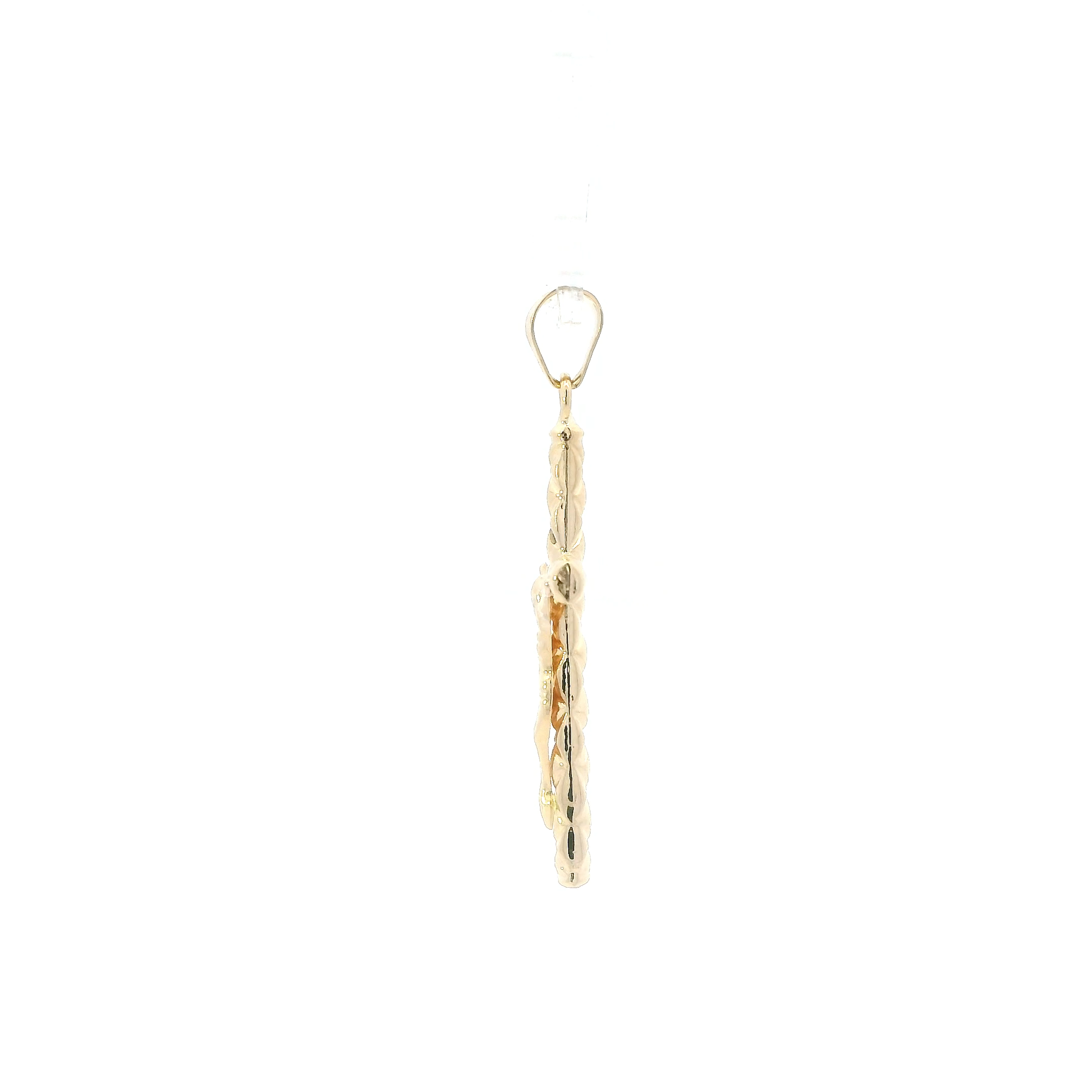 18K Yellow Gold Crucifix Pendant
