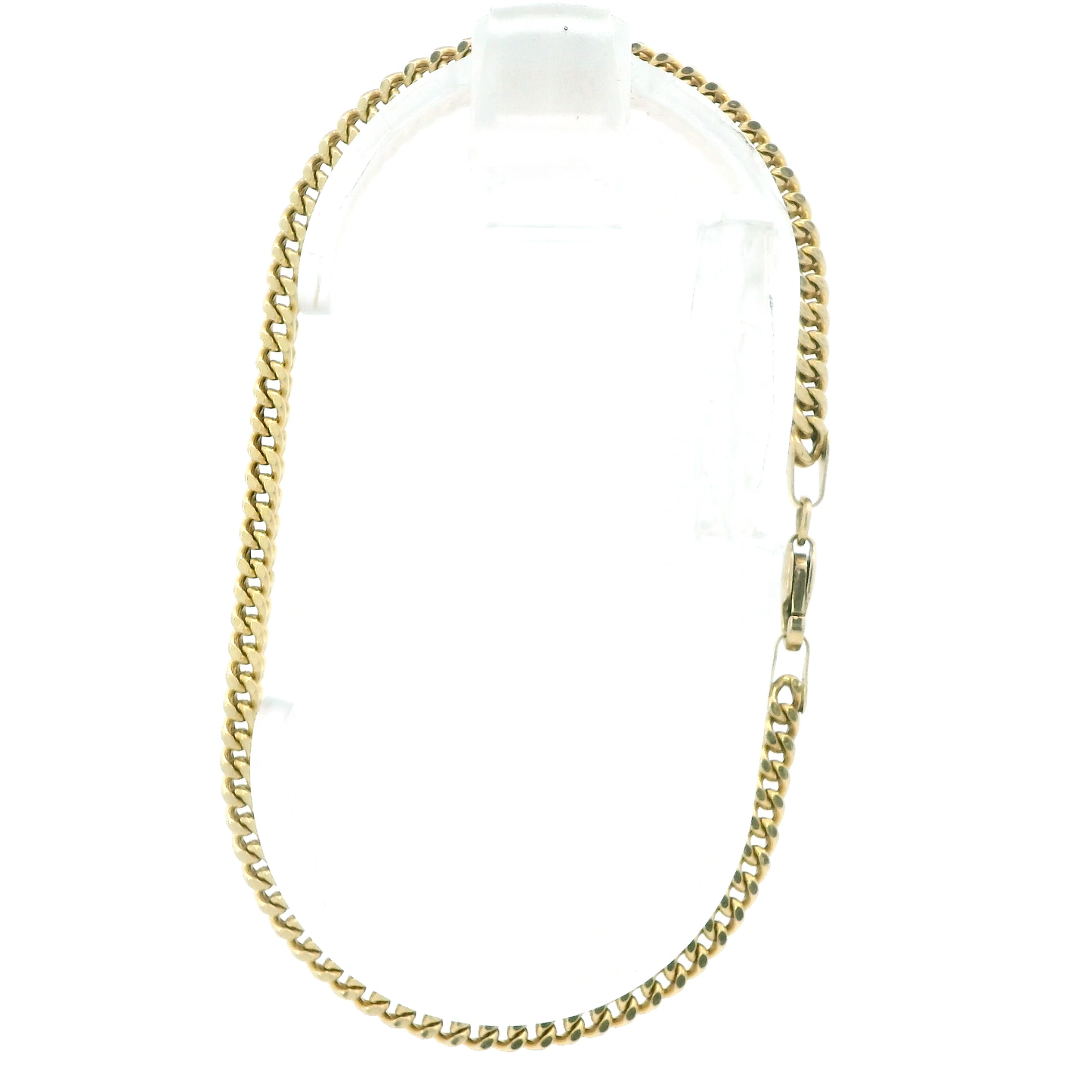 14K Yellow Gold 8" Franco Bracelet