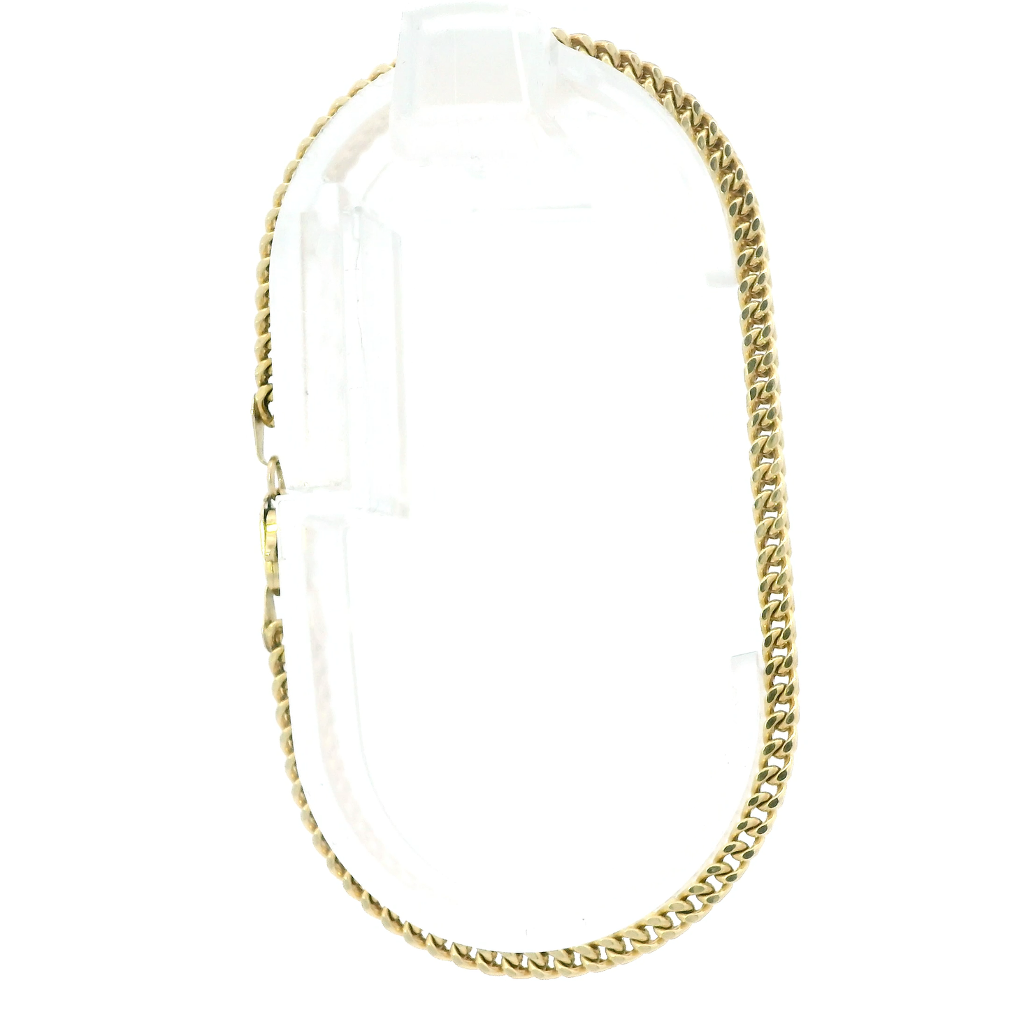 14K Yellow Gold 8" Franco Bracelet