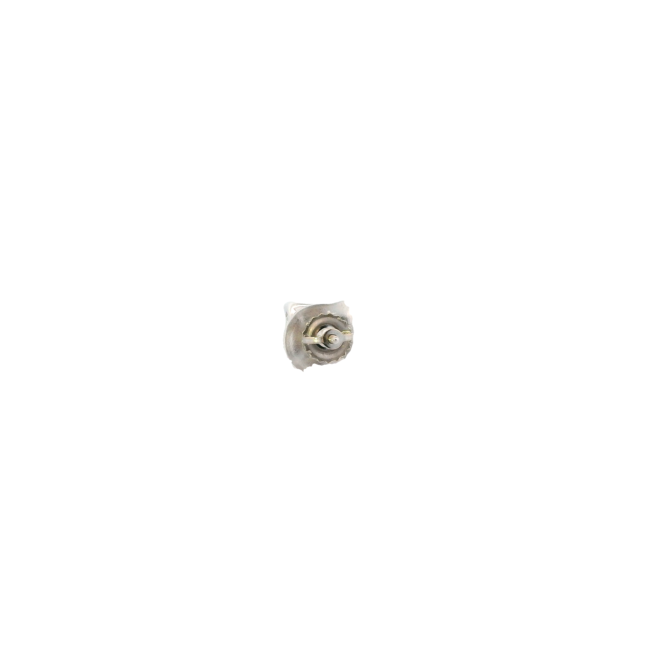 14K White Gold Diamond Single Stud Earring - 0.88ct