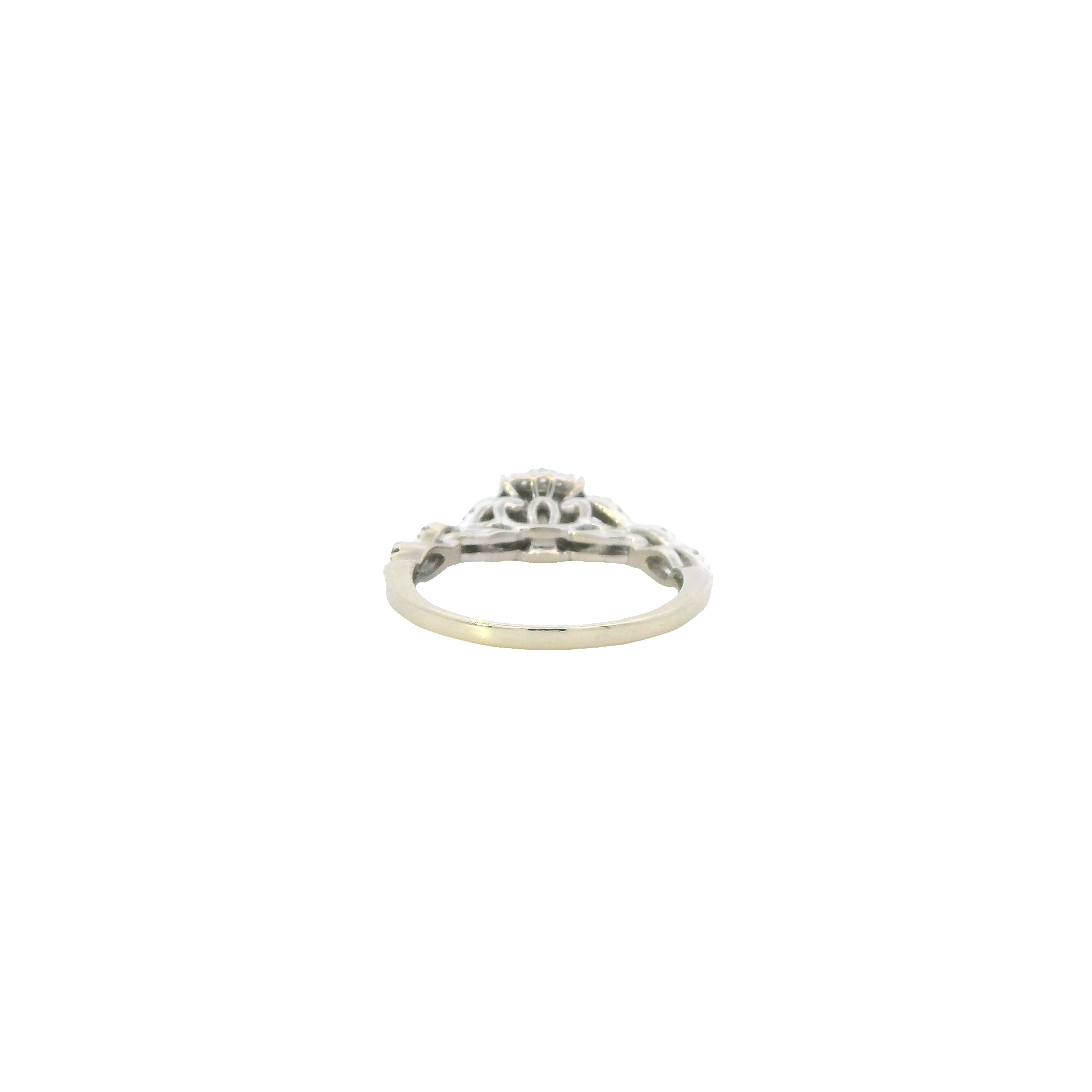 14K White Gold Diamond 